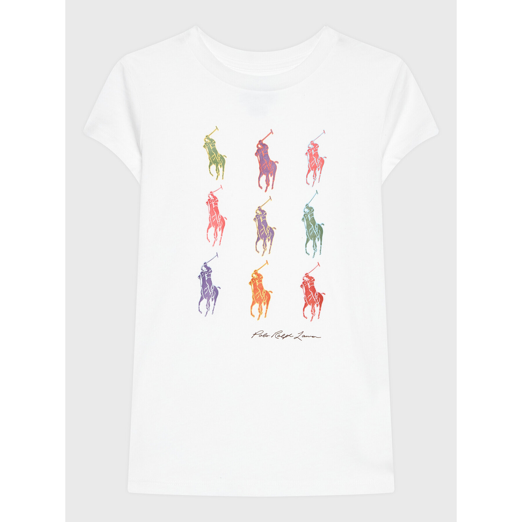 Polo Ralph Lauren Тишърт 313867198036 Бял Regular Fit - Pepit.bg