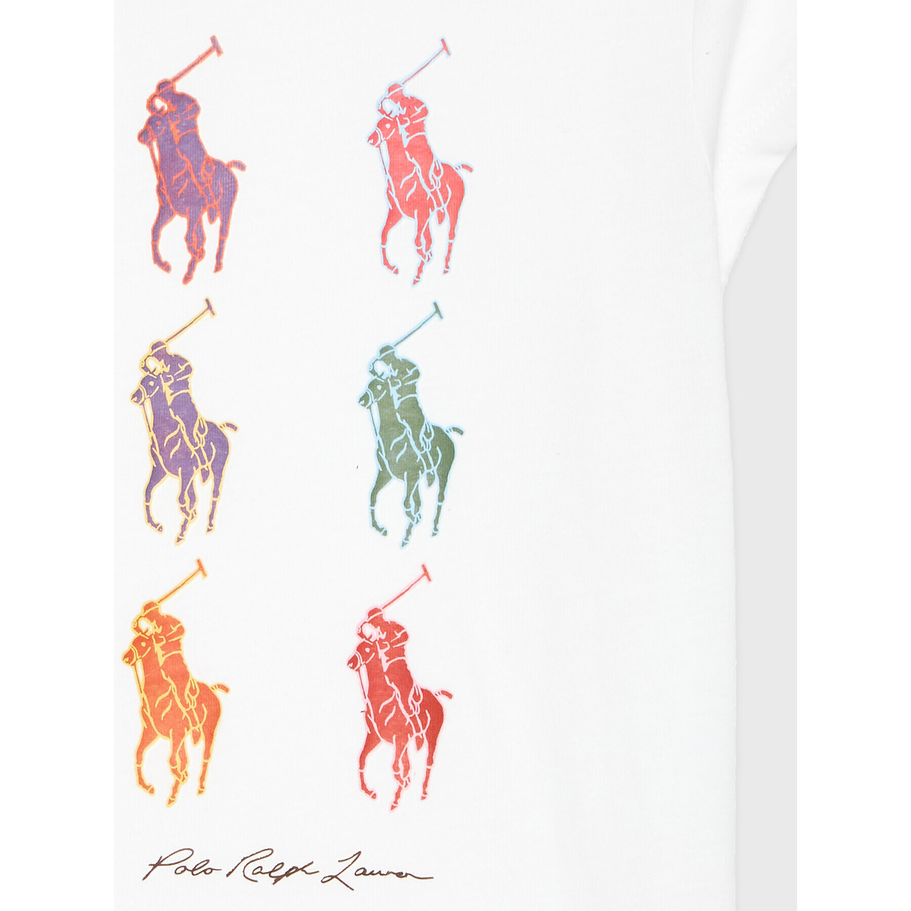 Polo Ralph Lauren Тишърт 313867198036 Бял Regular Fit - Pepit.bg