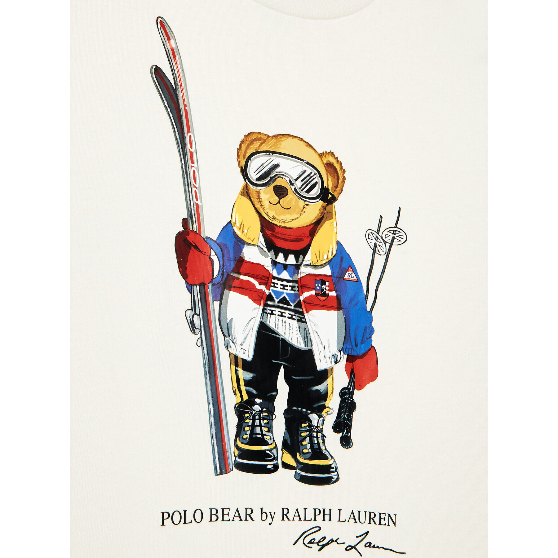 Polo Ralph Lauren Тишърт 321853828011 Бял Regular Fit - Pepit.bg