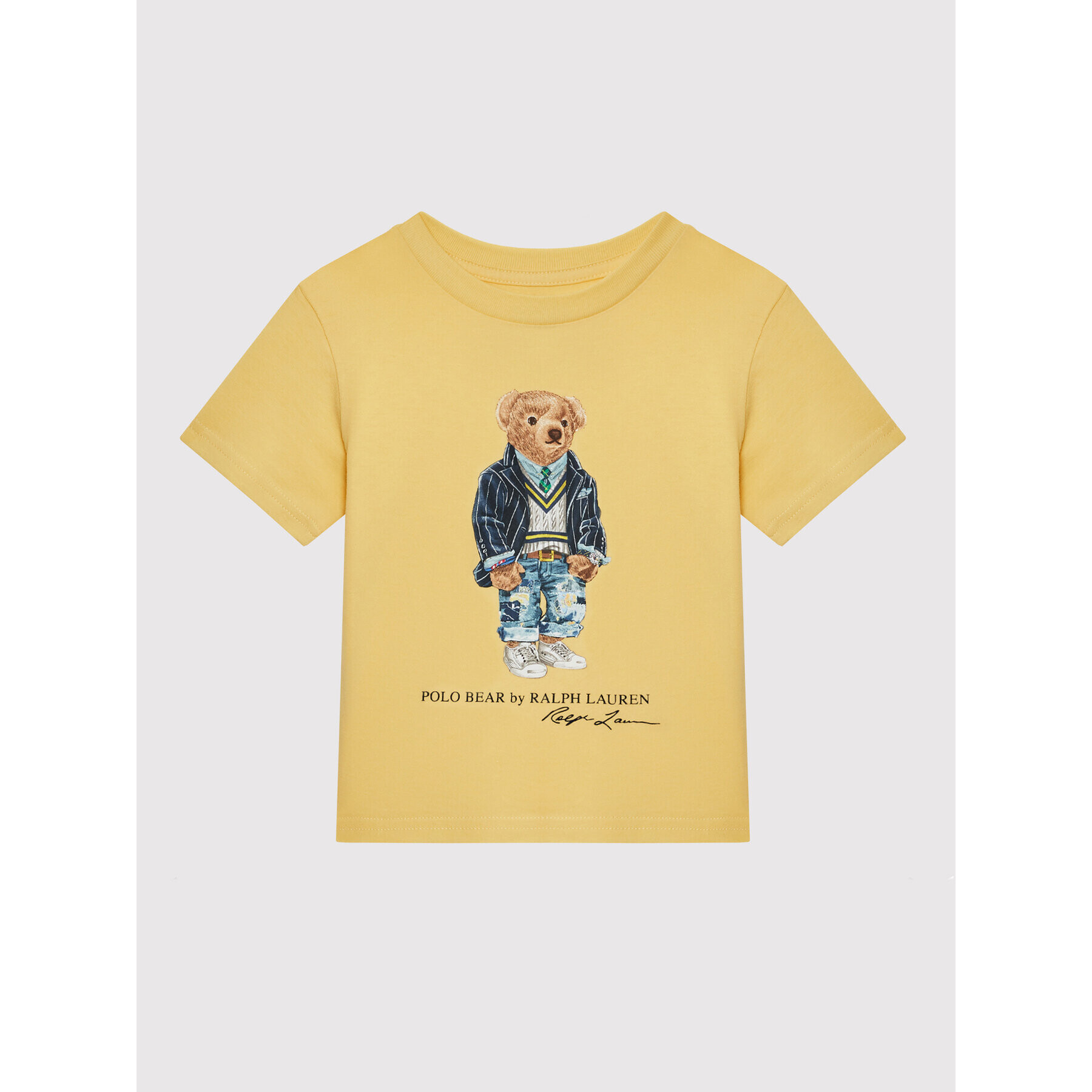 Polo Ralph Lauren Тишърт 321865660004 Жълт Regular Fit - Pepit.bg