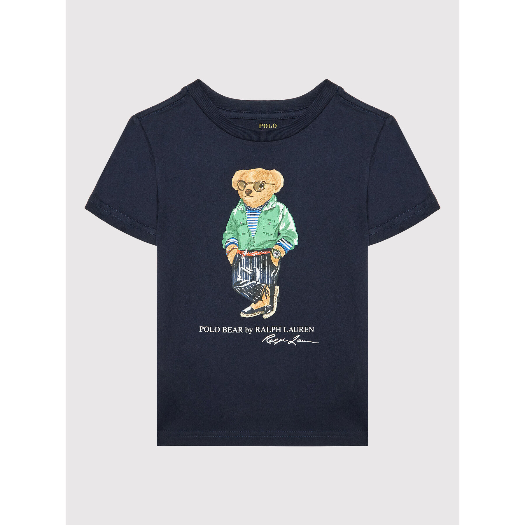 Polo Ralph Lauren Тишърт 321865681002 Тъмносин Regular Fit - Pepit.bg