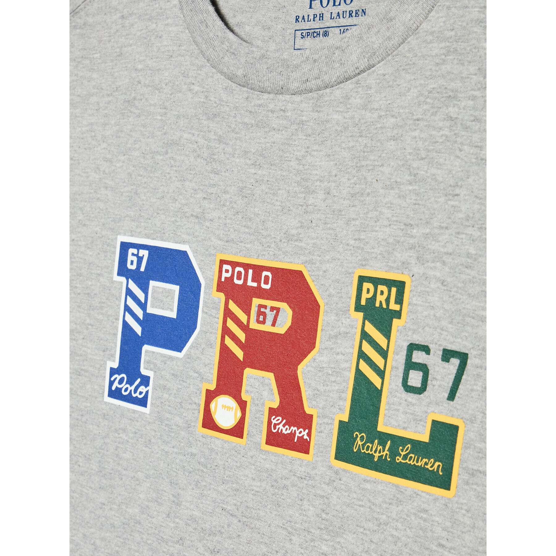 Polo Ralph Lauren Тишърт 321883316001 Сив Regular Fit - Pepit.bg