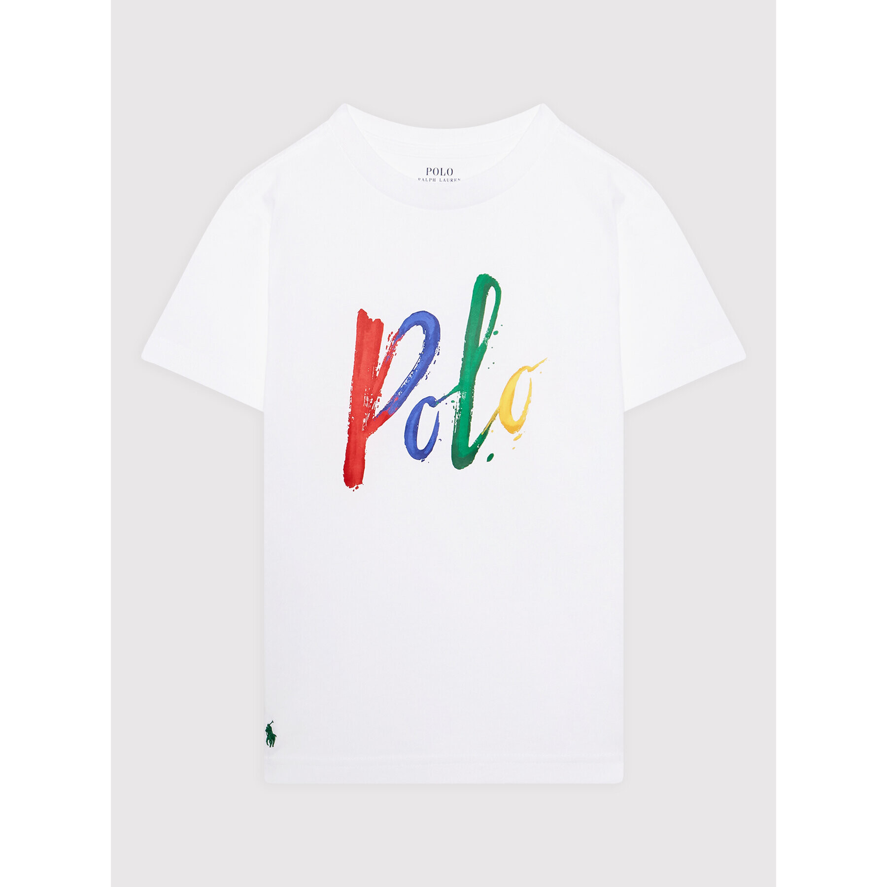 Polo Ralph Lauren Тишърт 322861480001 Бял Regular Fit - Pepit.bg