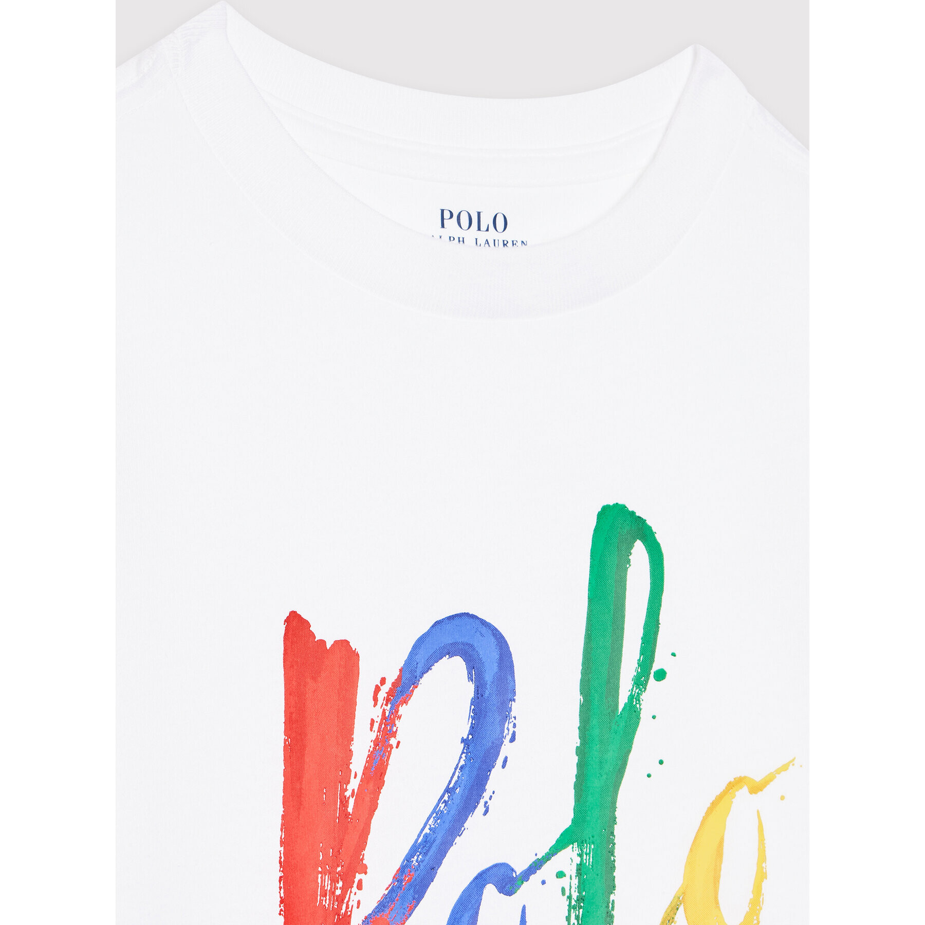 Polo Ralph Lauren Тишърт 322861480001 Бял Regular Fit - Pepit.bg