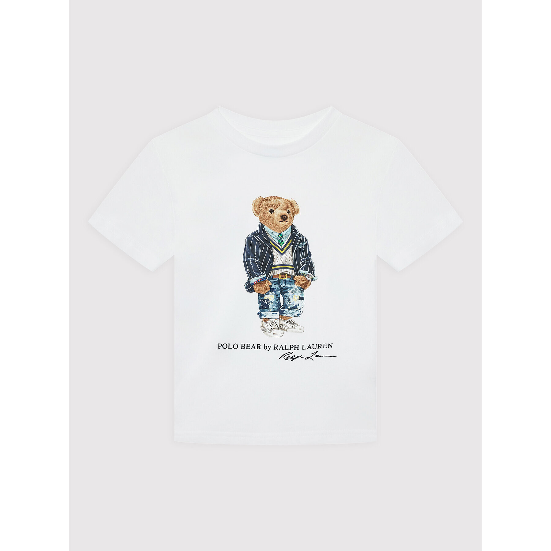 Polo Ralph Lauren Тишърт 322865660001 Бял Regular Fit - Pepit.bg