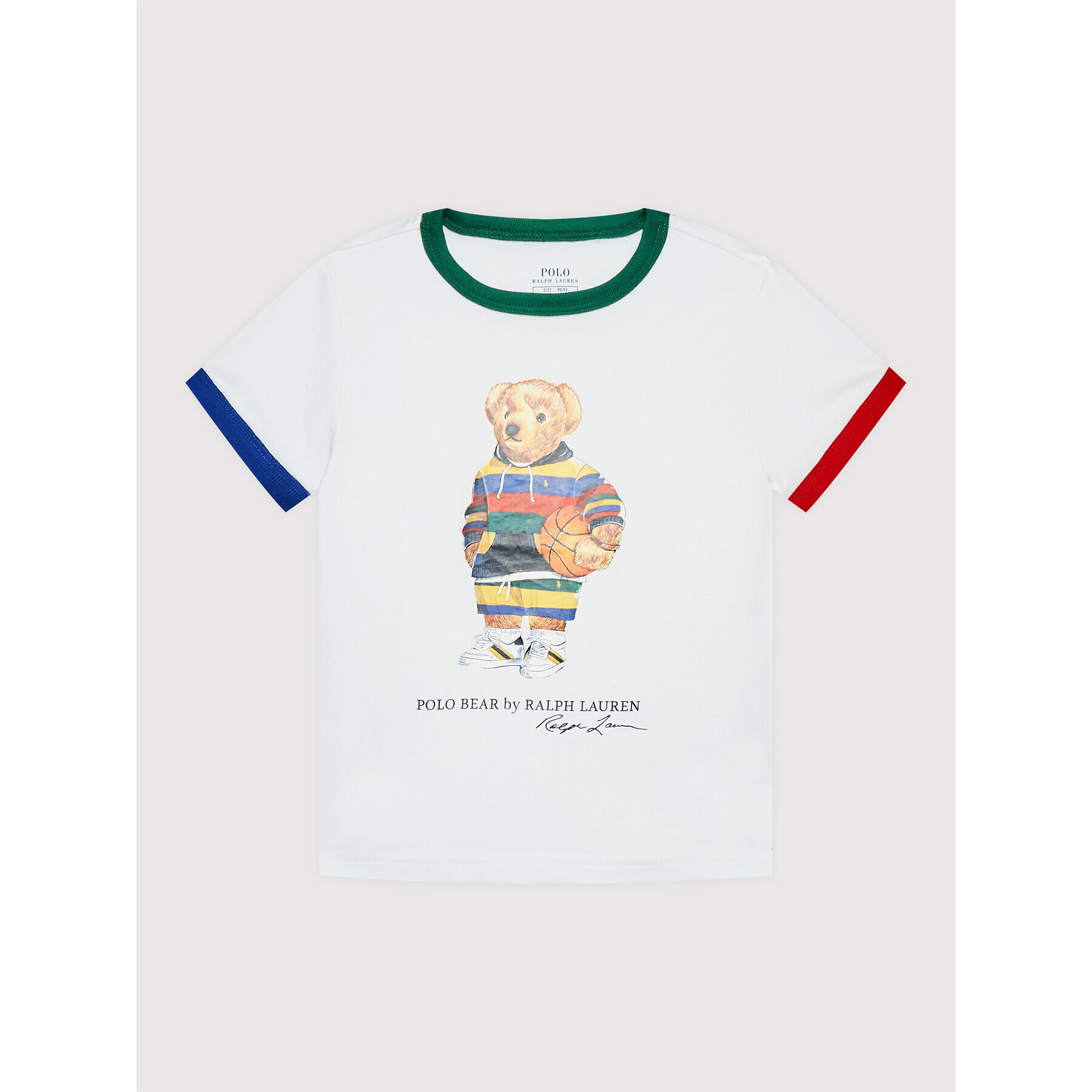 Polo Ralph Lauren Тишърт 322870944001 Бял Regular Fit - Pepit.bg