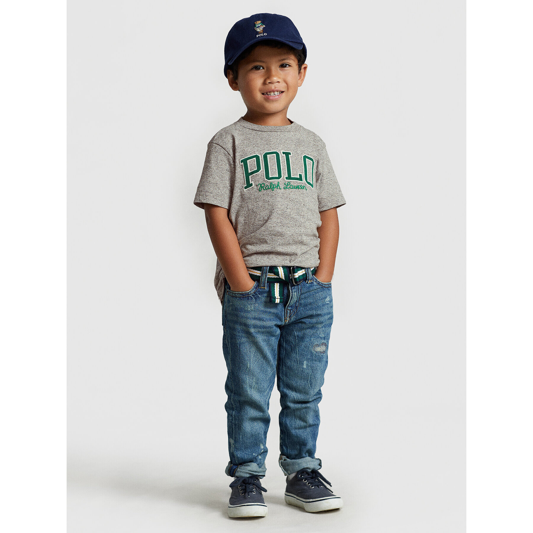 Polo Ralph Lauren Тишърт 322883250001 Сив Regular Fit - Pepit.bg