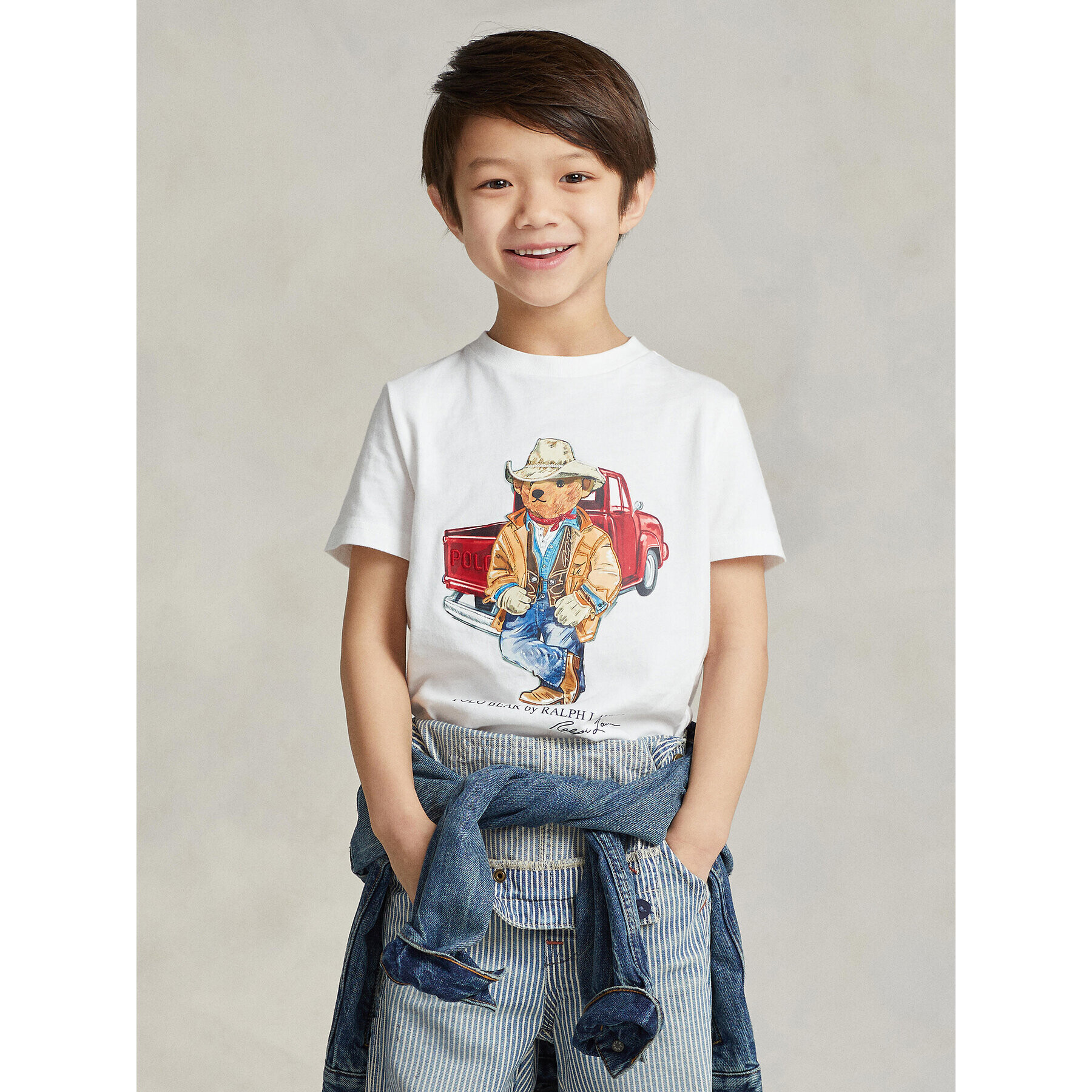 Polo Ralph Lauren Тишърт 322902444001 Бял Regular Fit - Pepit.bg