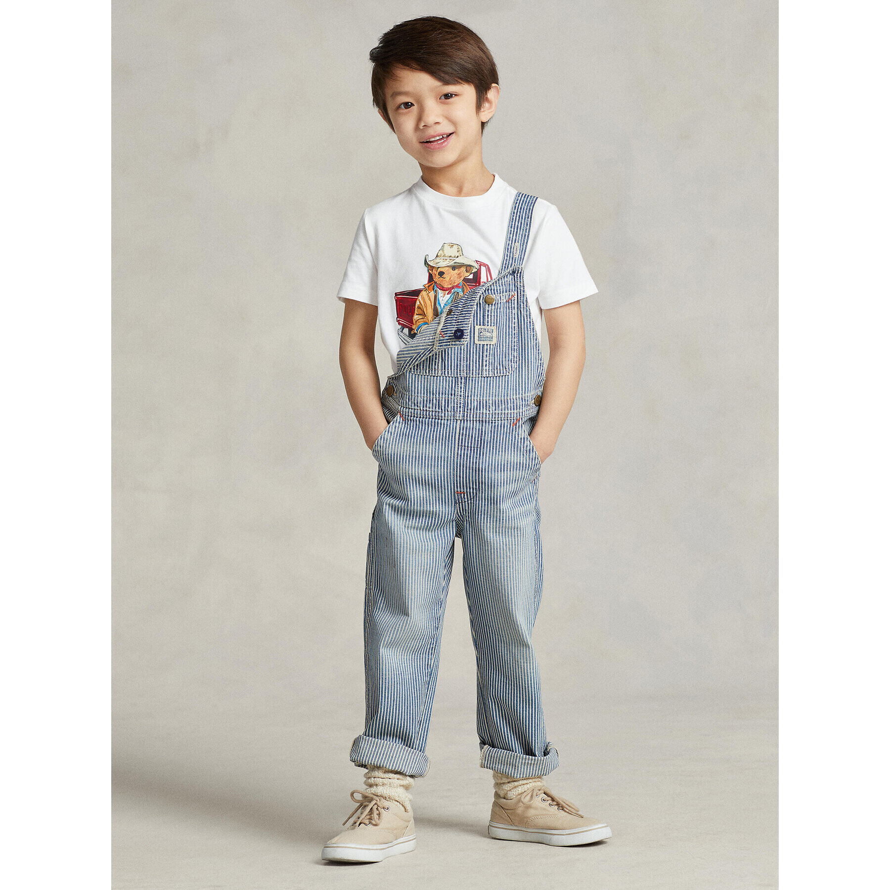 Polo Ralph Lauren Тишърт 322902444001 Бял Regular Fit - Pepit.bg