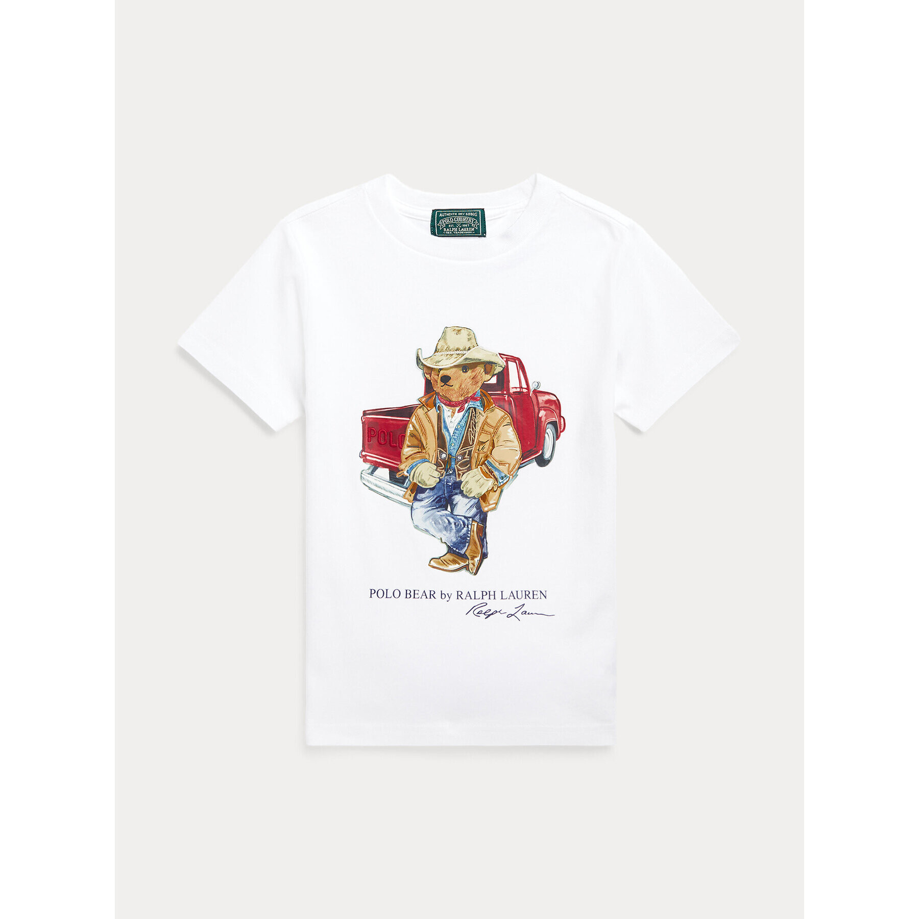 Polo Ralph Lauren Тишърт 322902444001 Бял Regular Fit - Pepit.bg