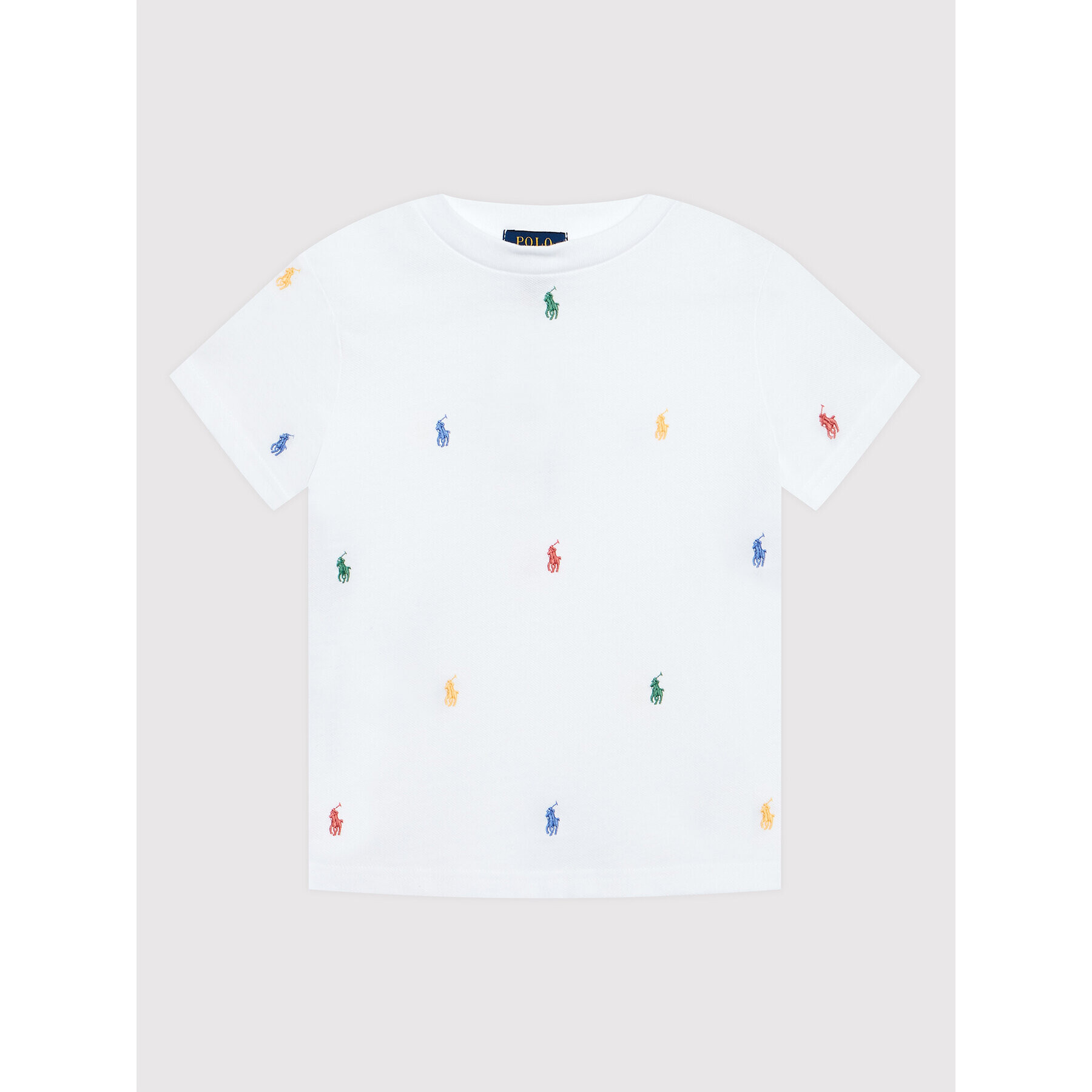 Polo Ralph Lauren Тишърт 323844626004 Бял Regular Fit - Pepit.bg