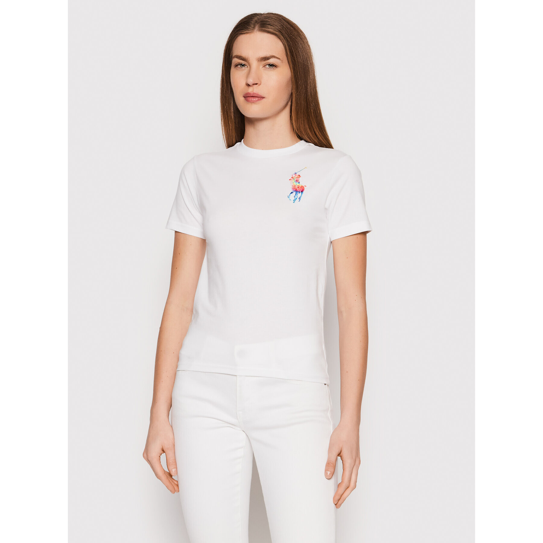 Polo Ralph Lauren Тишърт 323858710002 Бял Regular Fit - Pepit.bg