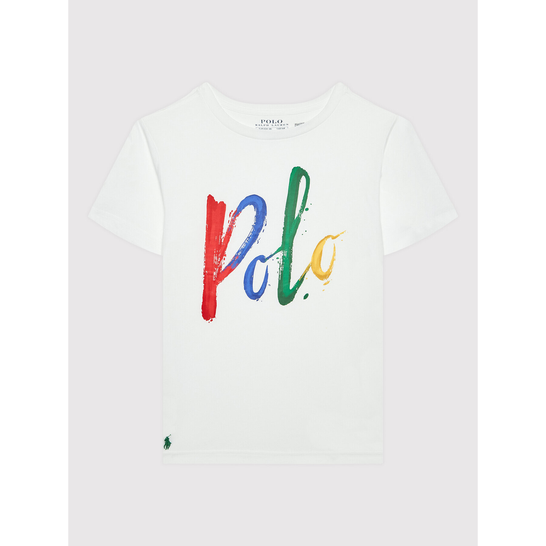 Polo Ralph Lauren Тишърт 323861480001 Бял Regular Fit - Pepit.bg