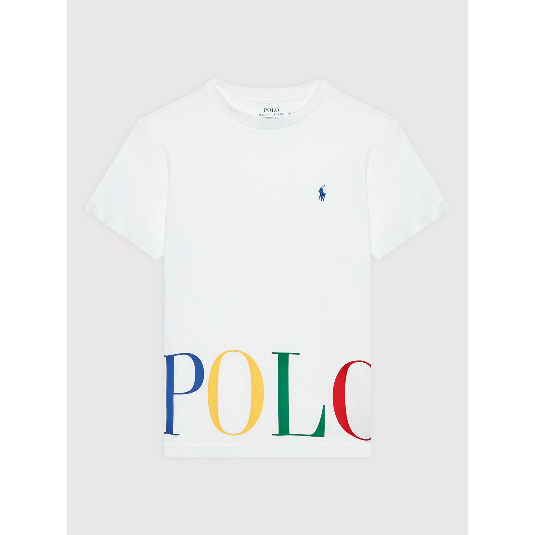 Polo Ralph Lauren Тишърт 323865609001 Бял Regular Fit - Pepit.bg