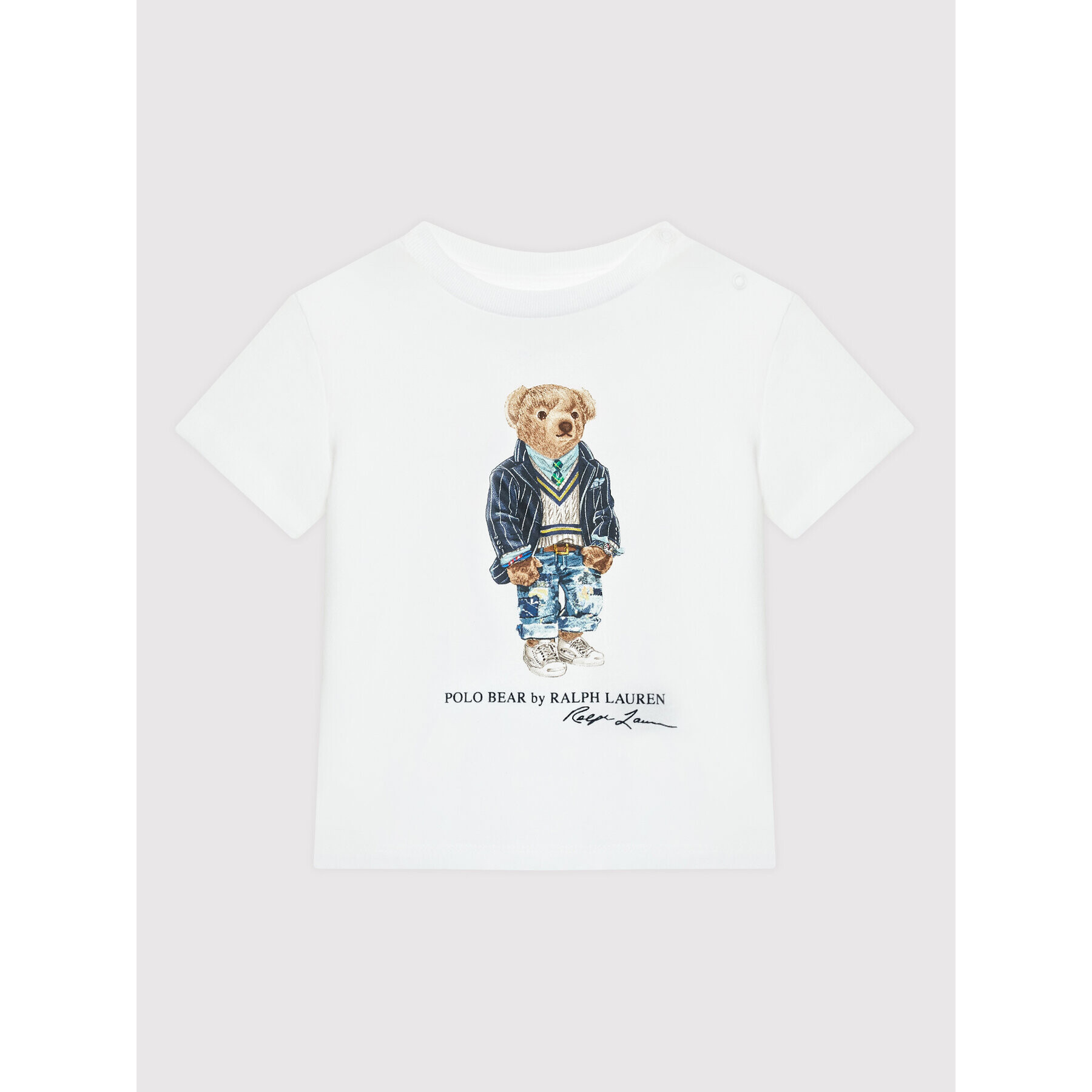Polo Ralph Lauren Тишърт 323865660001 Бял Regular Fit - Pepit.bg