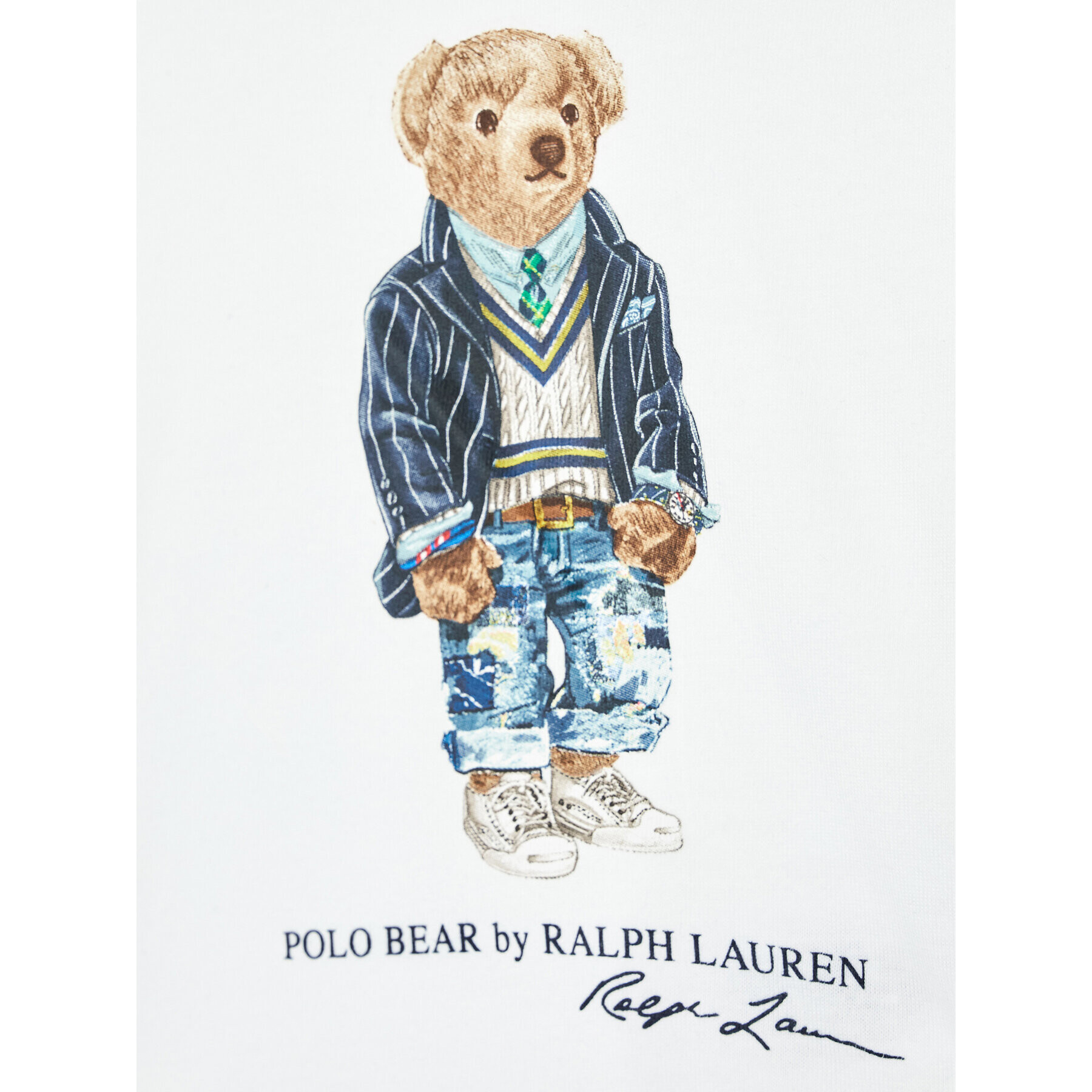 Polo Ralph Lauren Тишърт 323865660001 Бял Regular Fit - Pepit.bg