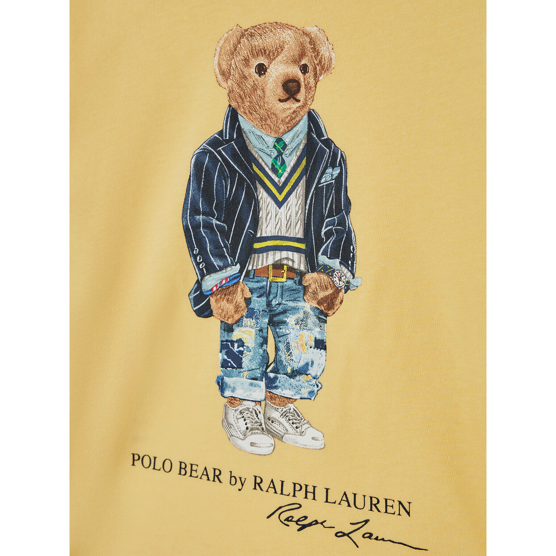 Polo Ralph Lauren Тишърт 323865660004 Жълт Regular Fit - Pepit.bg