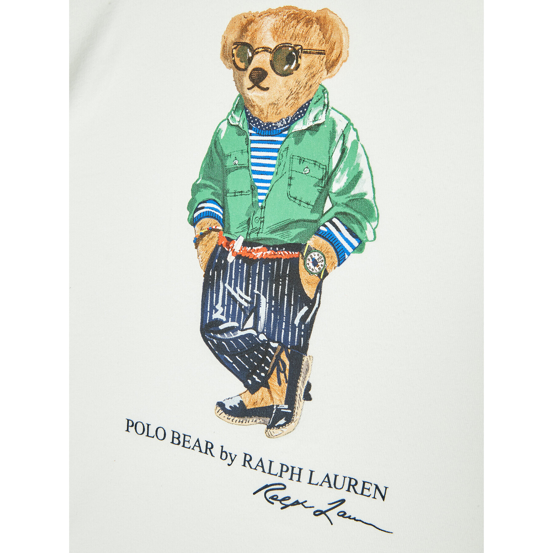 Polo Ralph Lauren Тишърт 323865681001 Бял Regular Fit - Pepit.bg