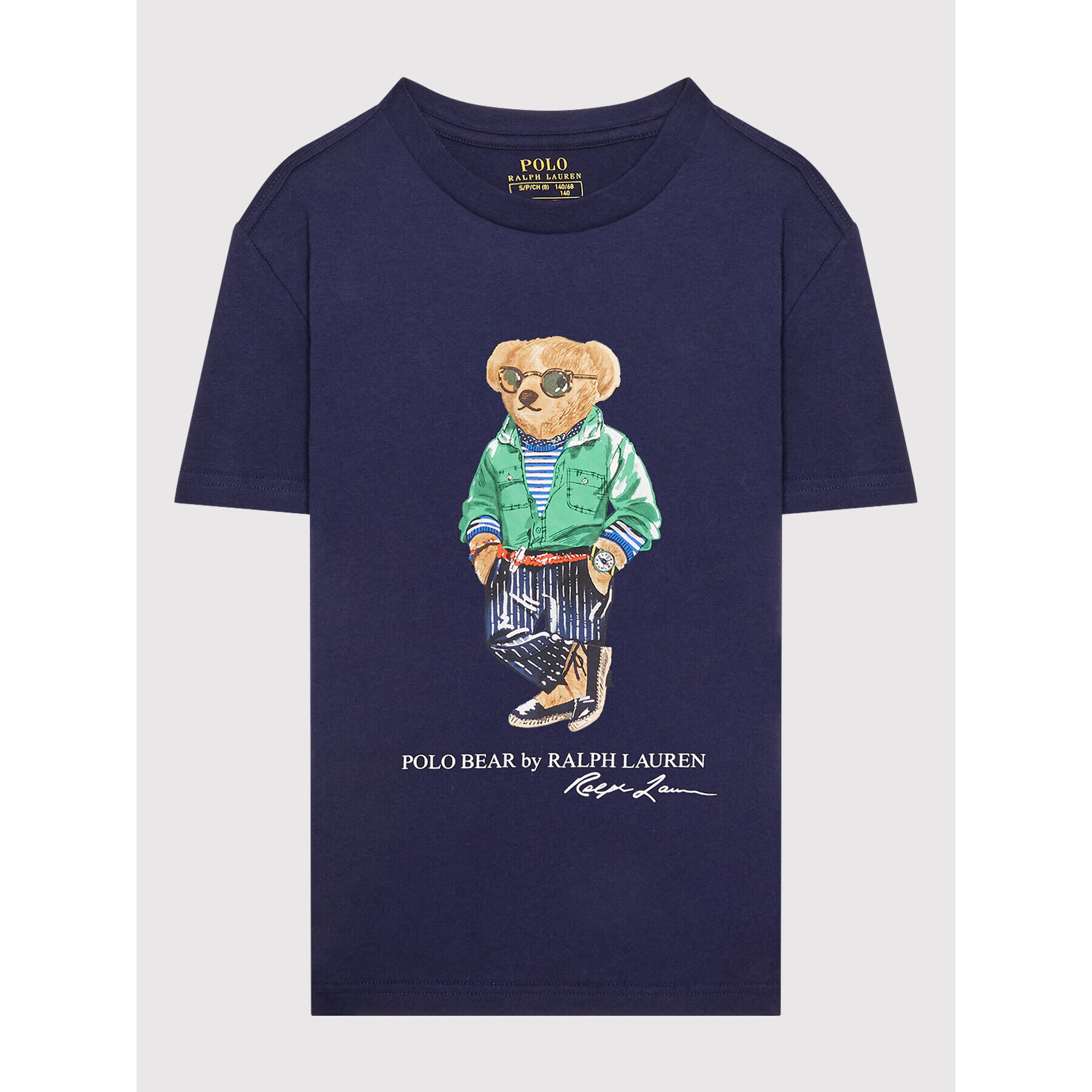 Polo Ralph Lauren Тишърт 323865681002 Тъмносин Regular Fit - Pepit.bg