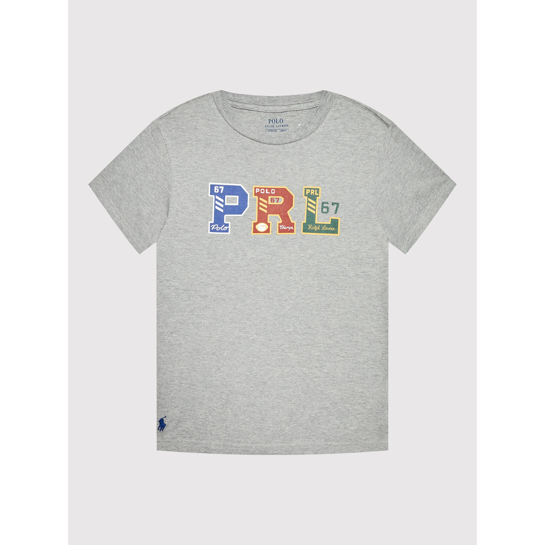 Polo Ralph Lauren Тишърт 323883316001 Сив Regular Fit - Pepit.bg