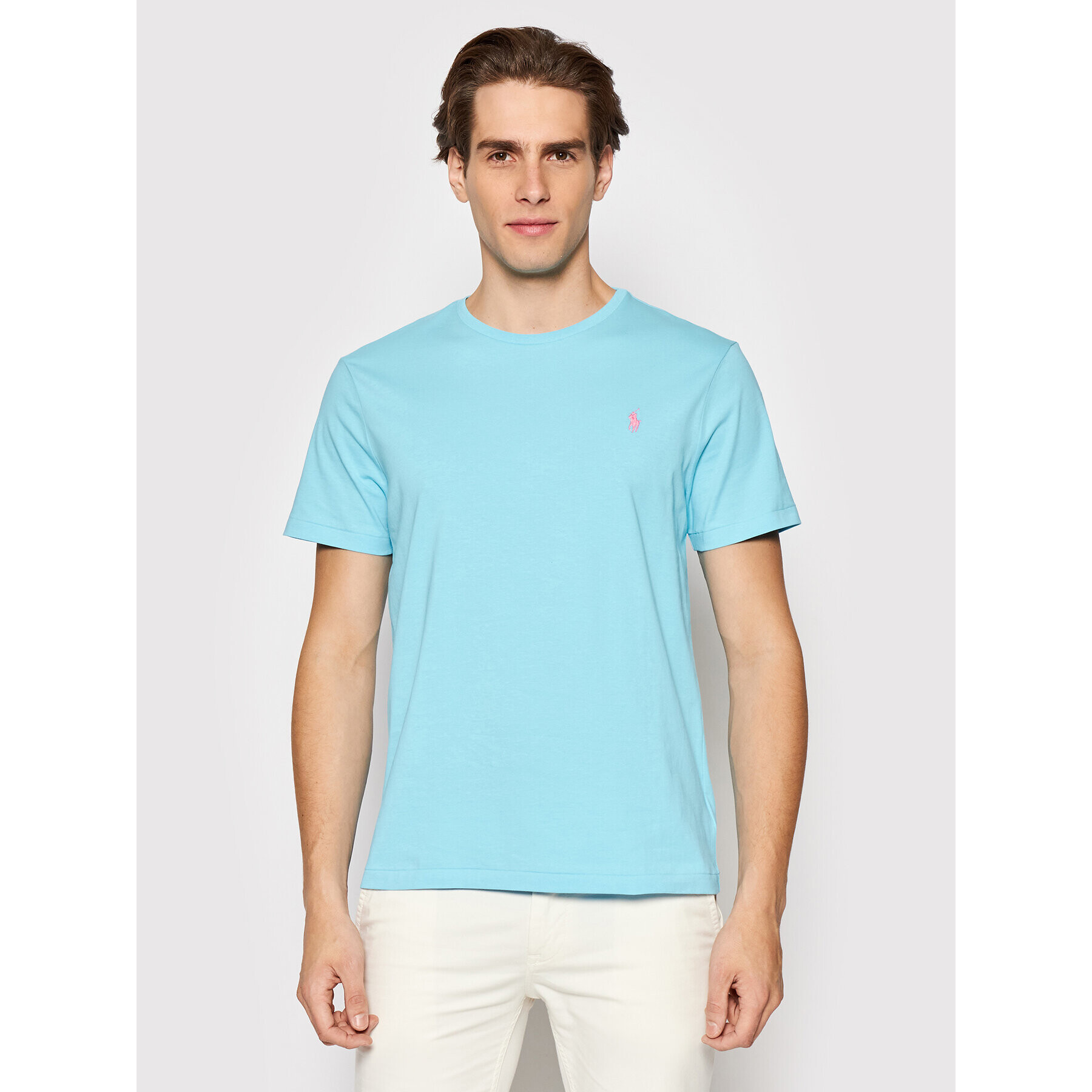 Polo Ralph Lauren Тишърт 710671438216 Син Slim Fit - Pepit.bg