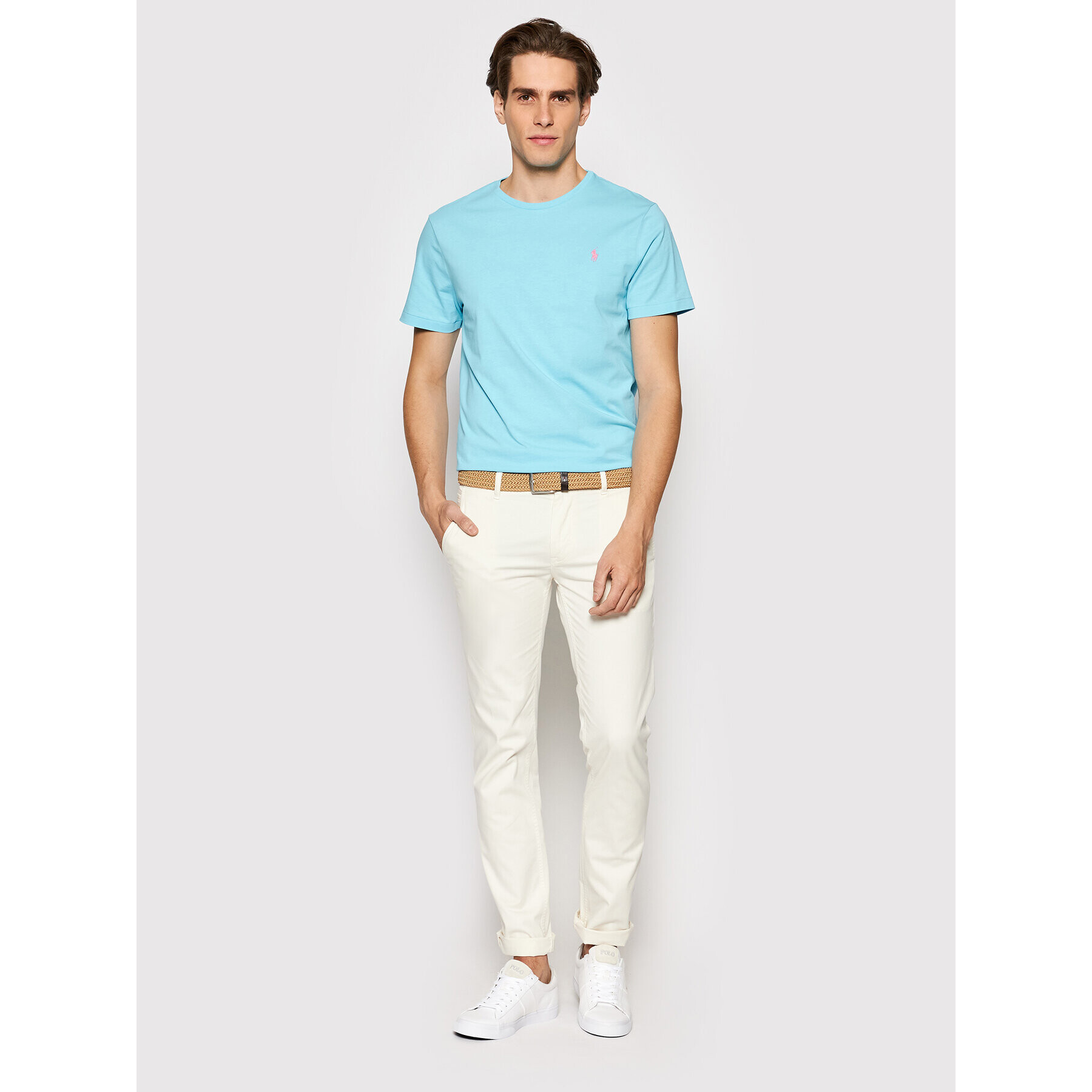 Polo Ralph Lauren Тишърт 710671438216 Син Slim Fit - Pepit.bg