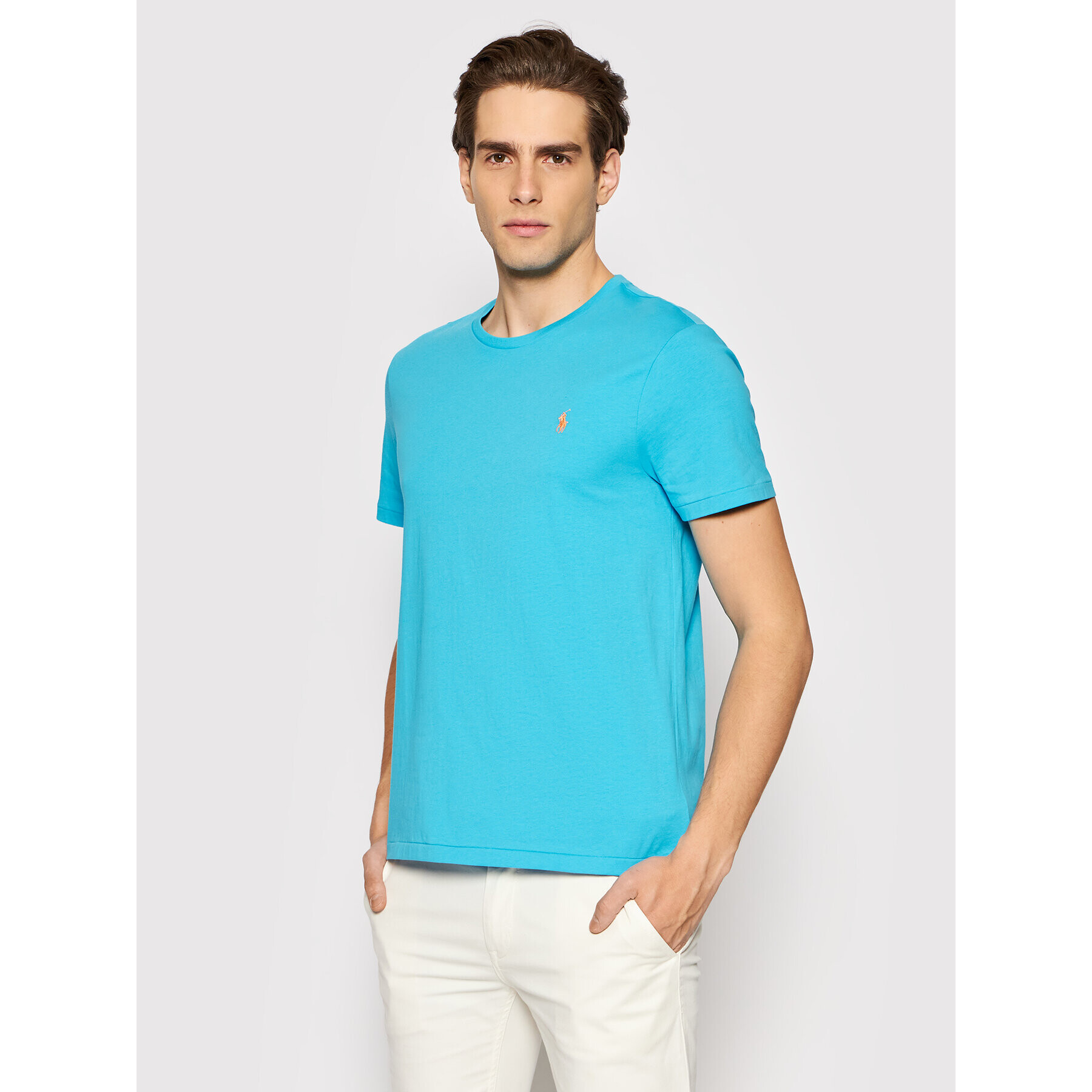 Polo Ralph Lauren Тишърт 710671438217 Син Slim Fit - Pepit.bg