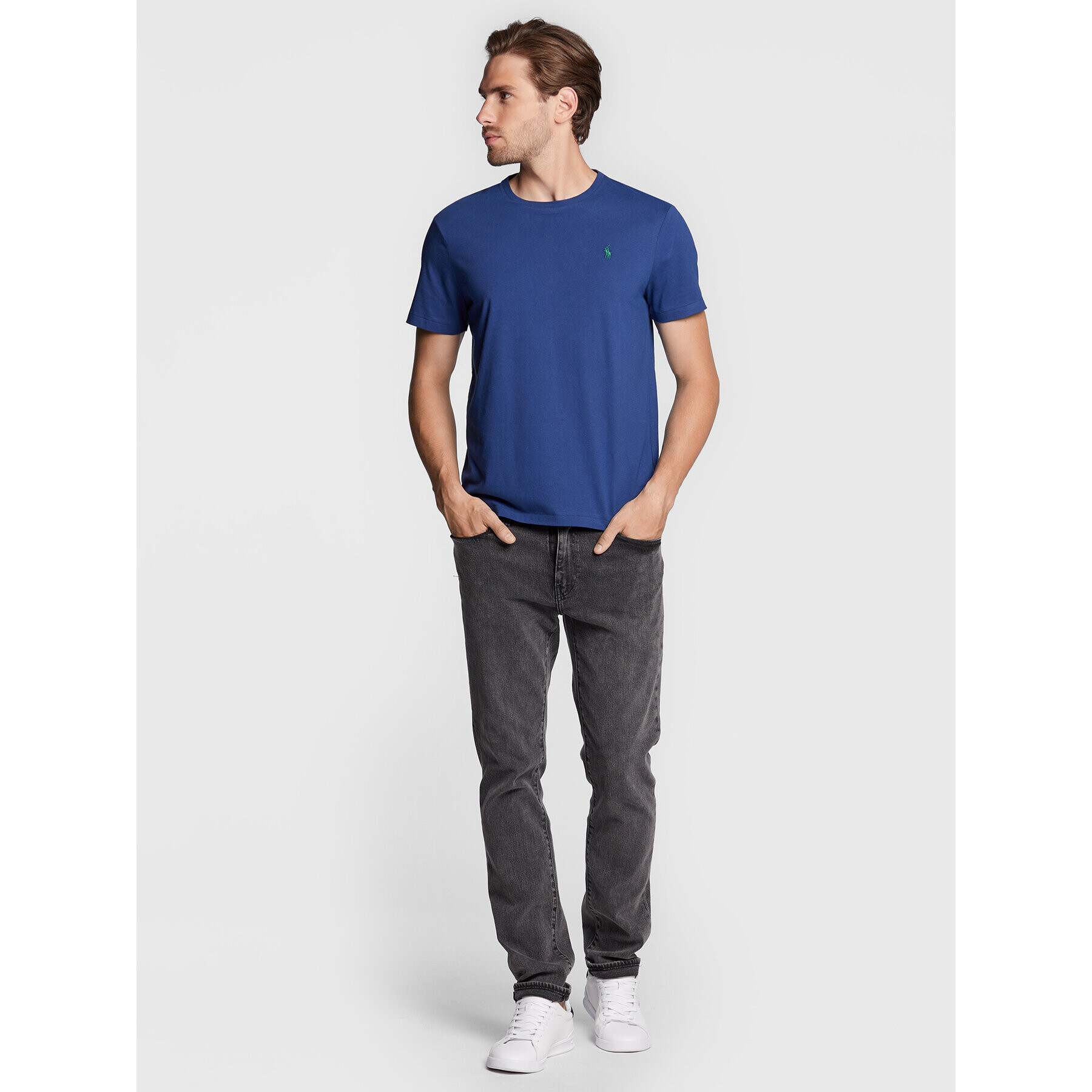 Polo Ralph Lauren Тишърт 710671438281 Син Slim Fit - Pepit.bg