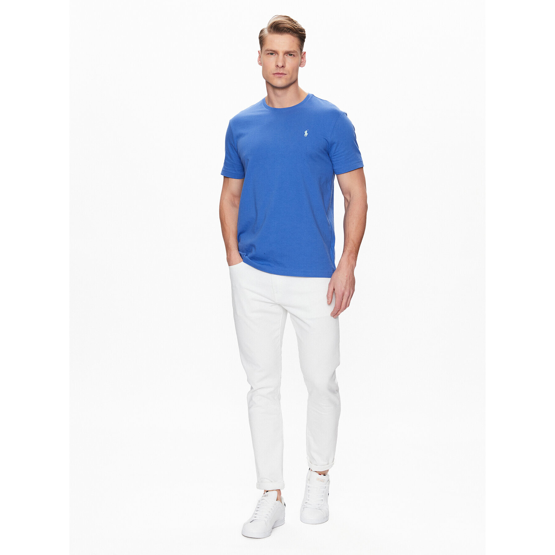 Polo Ralph Lauren Тишърт 710671438288 Син Regular Fit - Pepit.bg