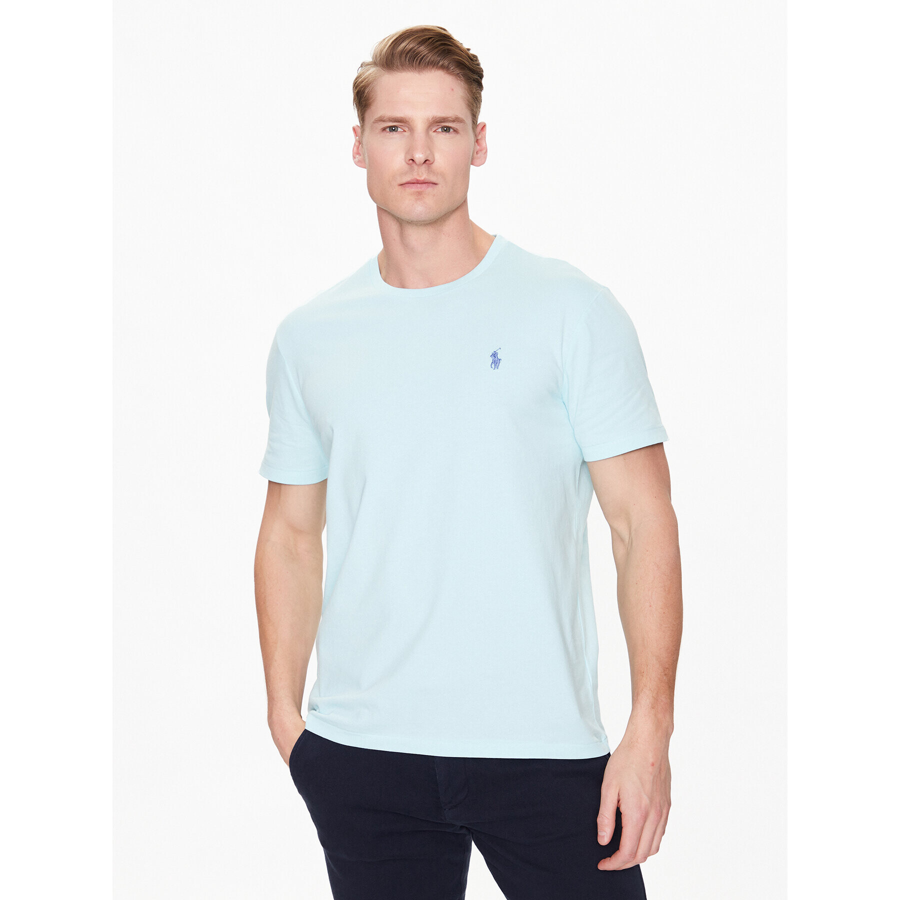 Polo Ralph Lauren Тишърт 710671438289 Син Slim Fit - Pepit.bg