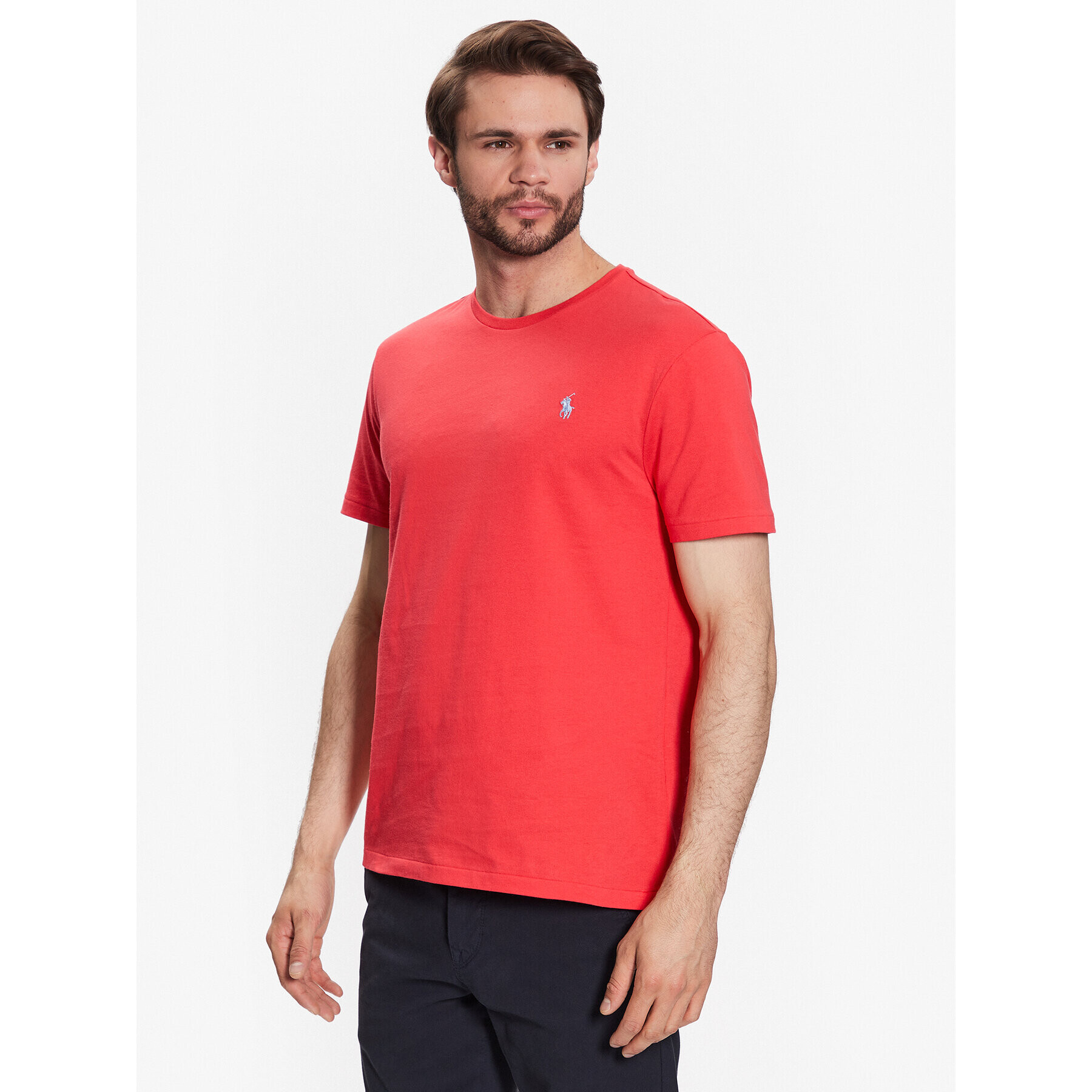 Polo Ralph Lauren Тишърт 710671438302 Червен Slim Fit - Pepit.bg
