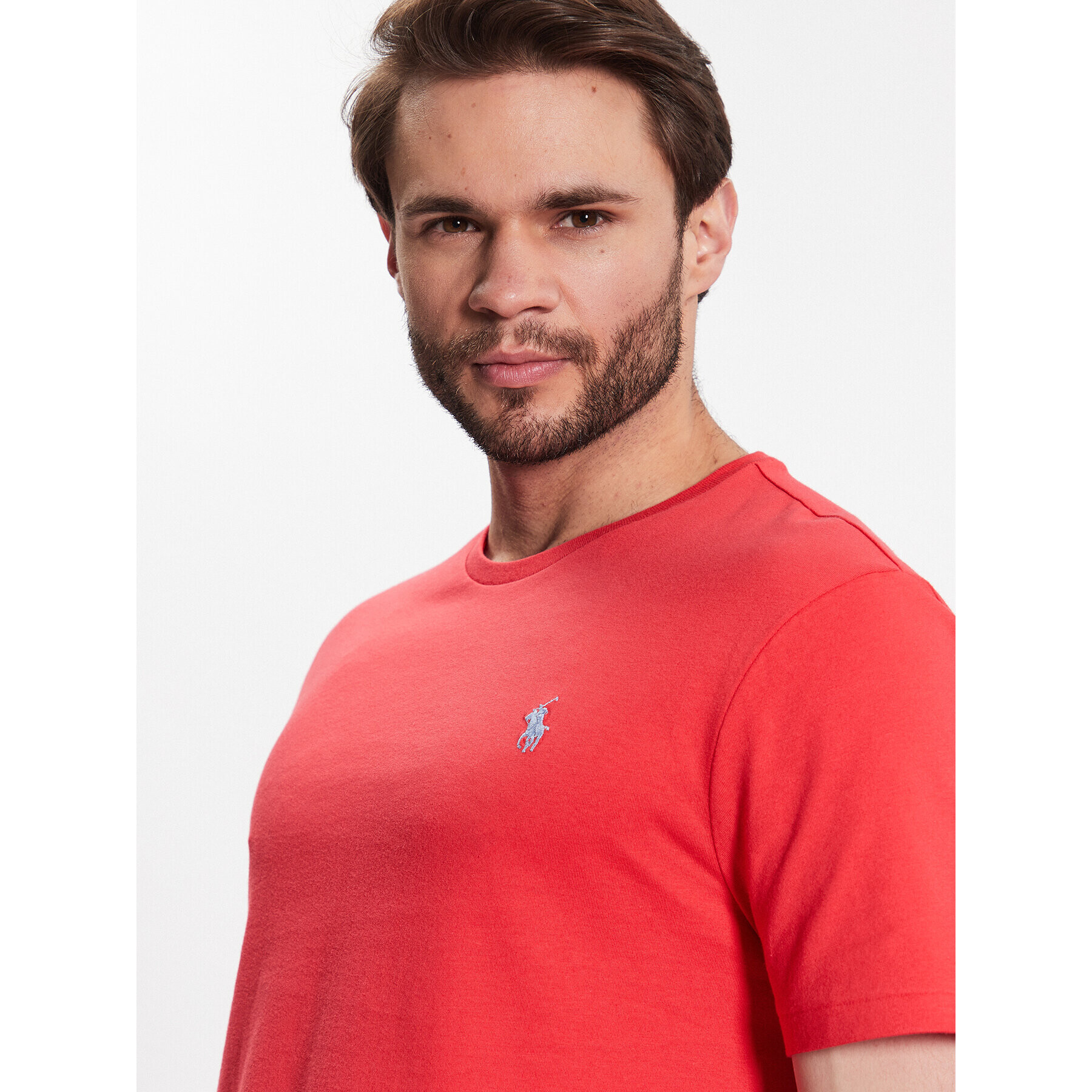 Polo Ralph Lauren Тишърт 710671438302 Червен Slim Fit - Pepit.bg