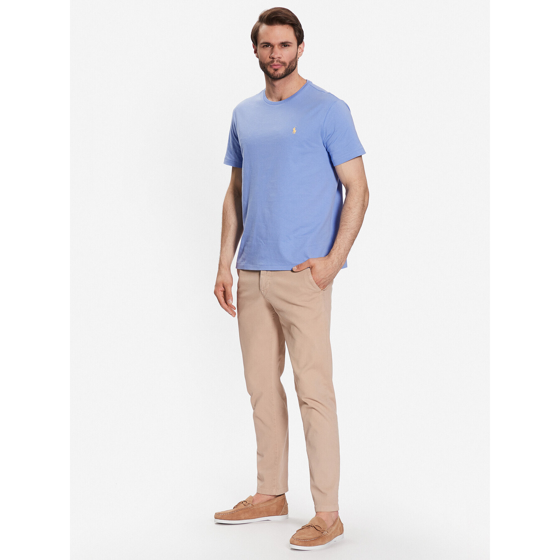 Polo Ralph Lauren Тишърт 710671438308 Син Slim Fit - Pepit.bg