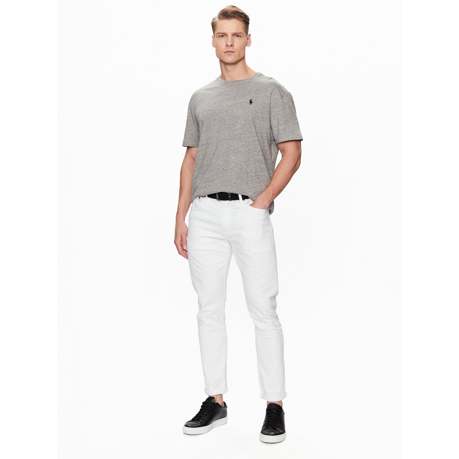 Polo Ralph Lauren Тишърт 710707087006 Сив Regular Fit - Pepit.bg