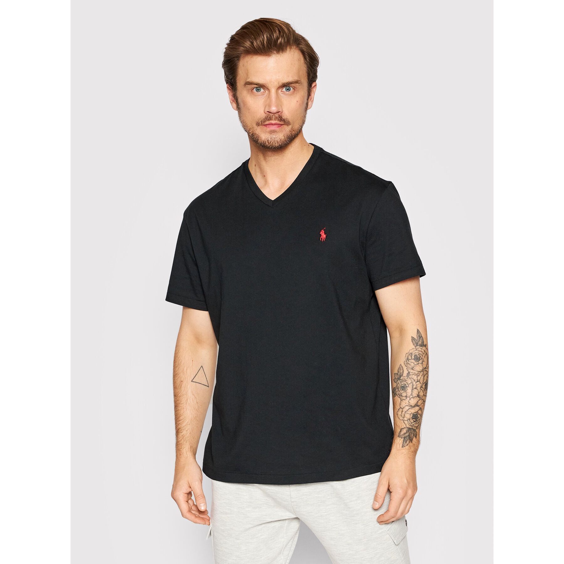 Polo Ralph Lauren Тишърт 710708261 Черен Classic Fit - Pepit.bg