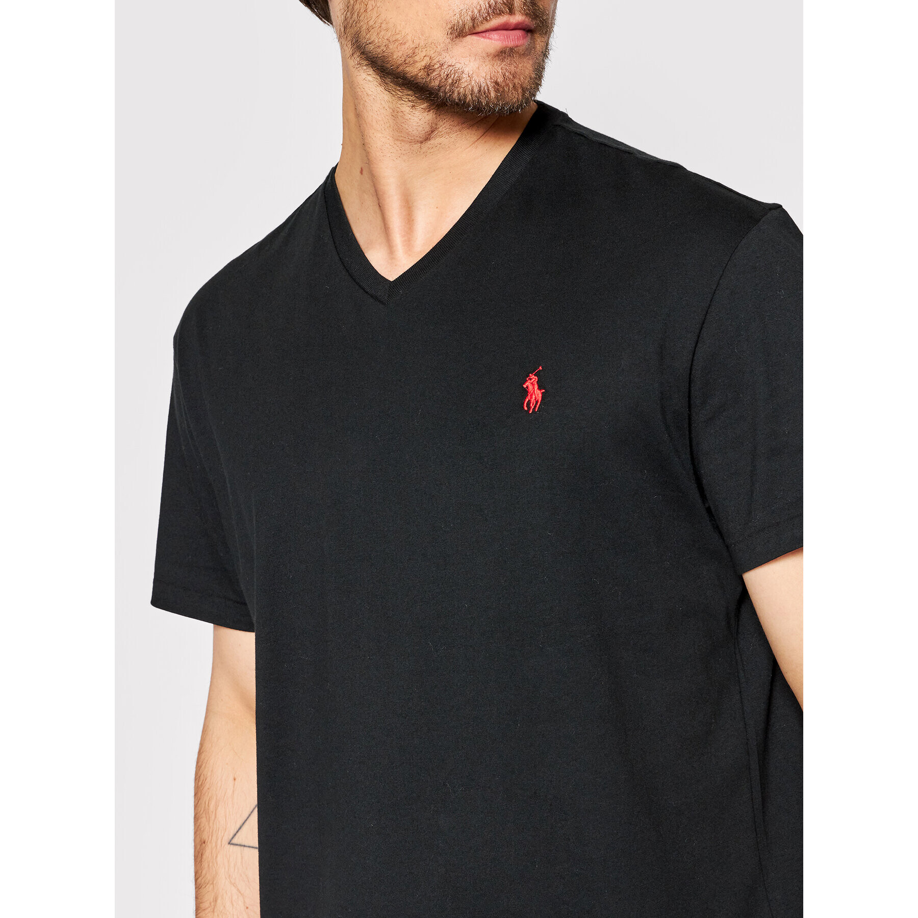 Polo Ralph Lauren Тишърт 710708261 Черен Classic Fit - Pepit.bg