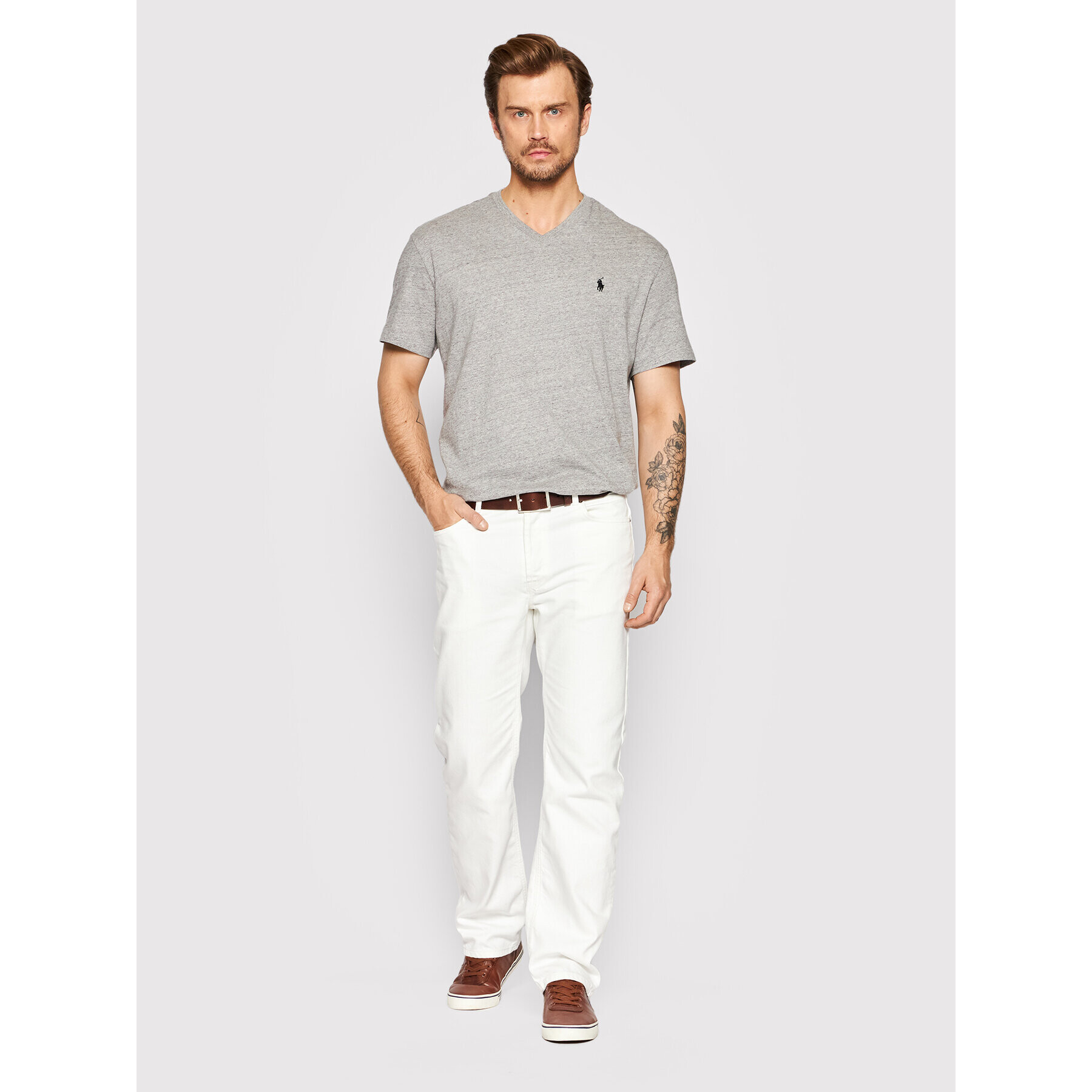 Polo Ralph Lauren Тишърт 710708261 Сив Classic Fit - Pepit.bg