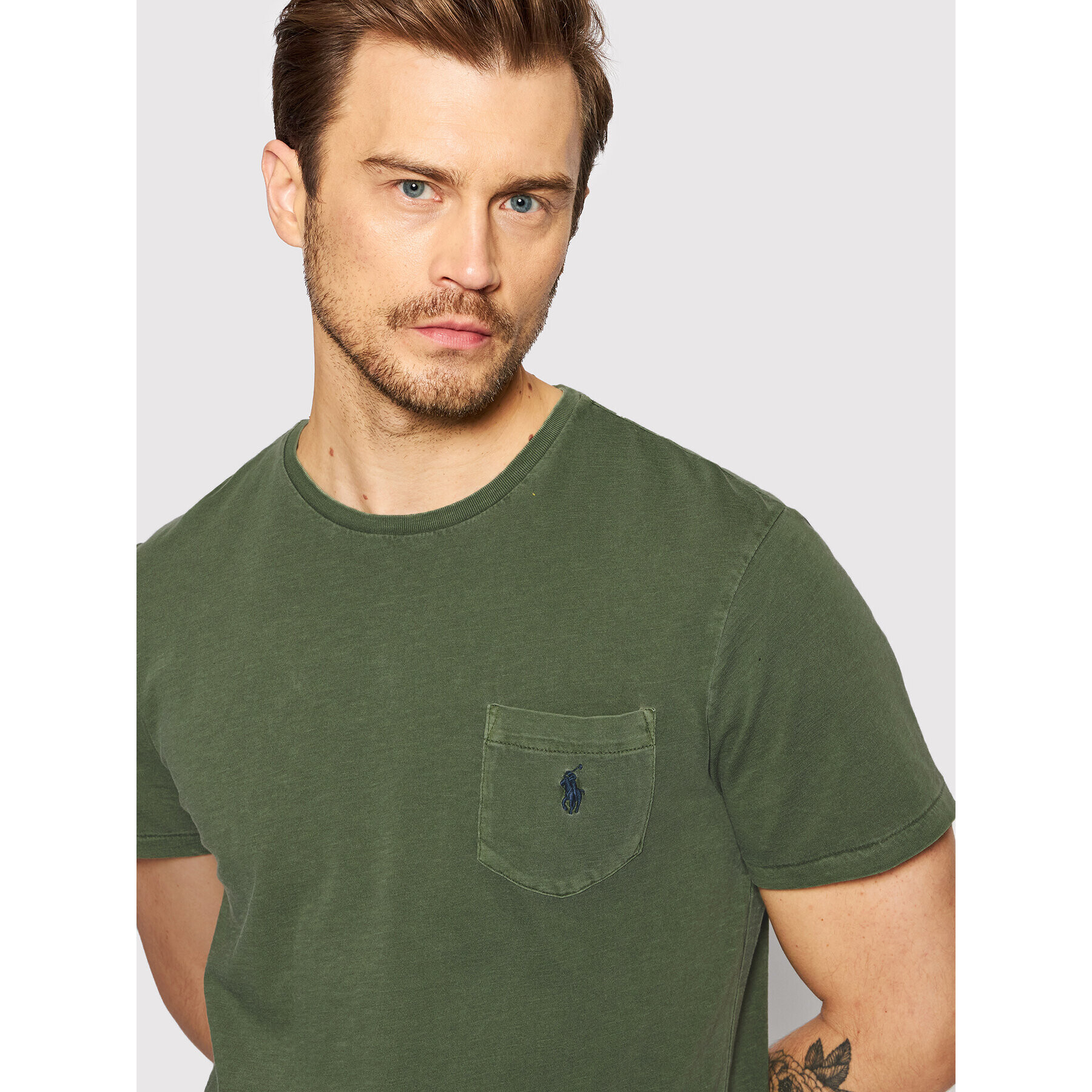 Polo Ralph Lauren Тишърт 710795137029 Зелен Regular Fit - Pepit.bg