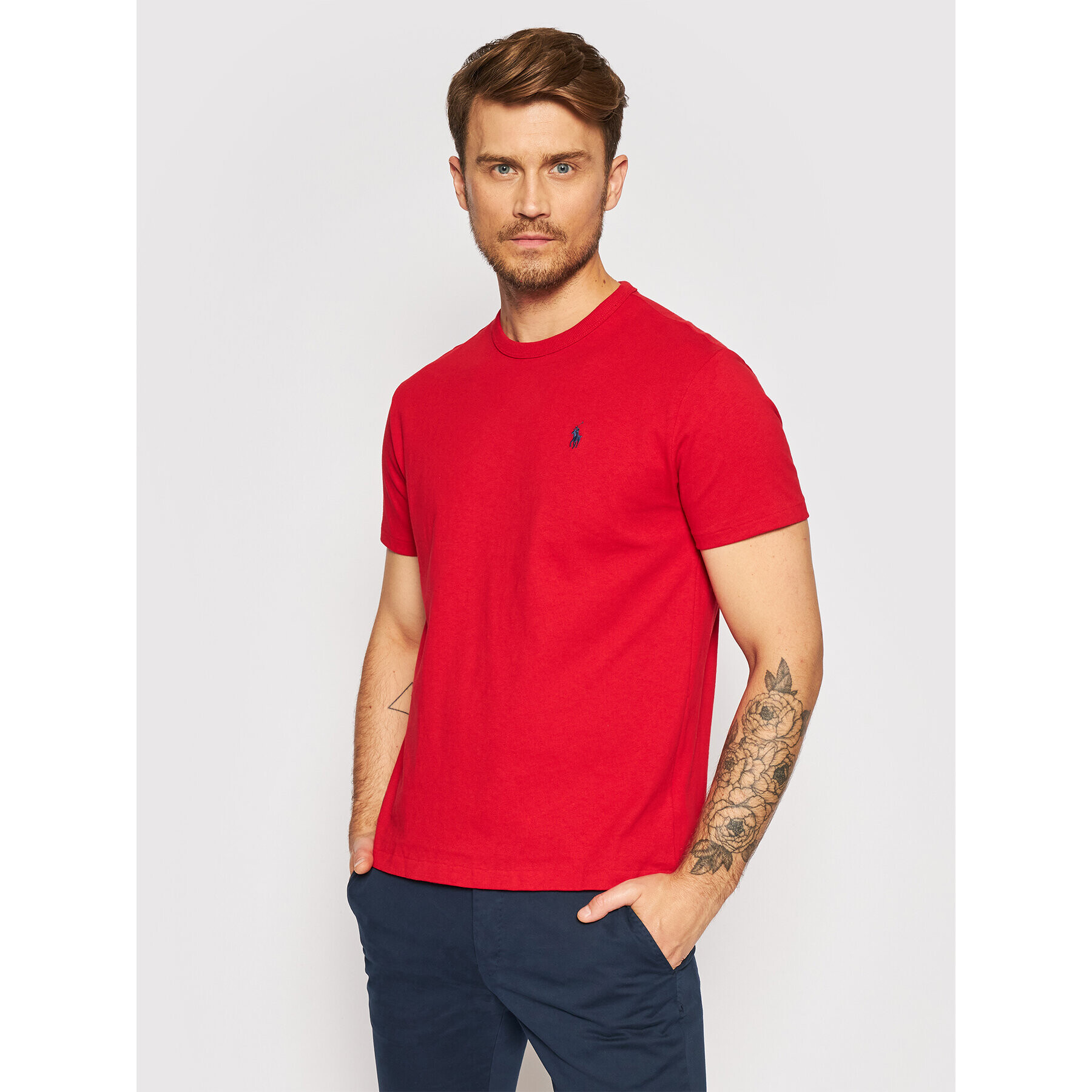 Polo Ralph Lauren Тишърт 710811284006 Червен Regular Fit - Pepit.bg