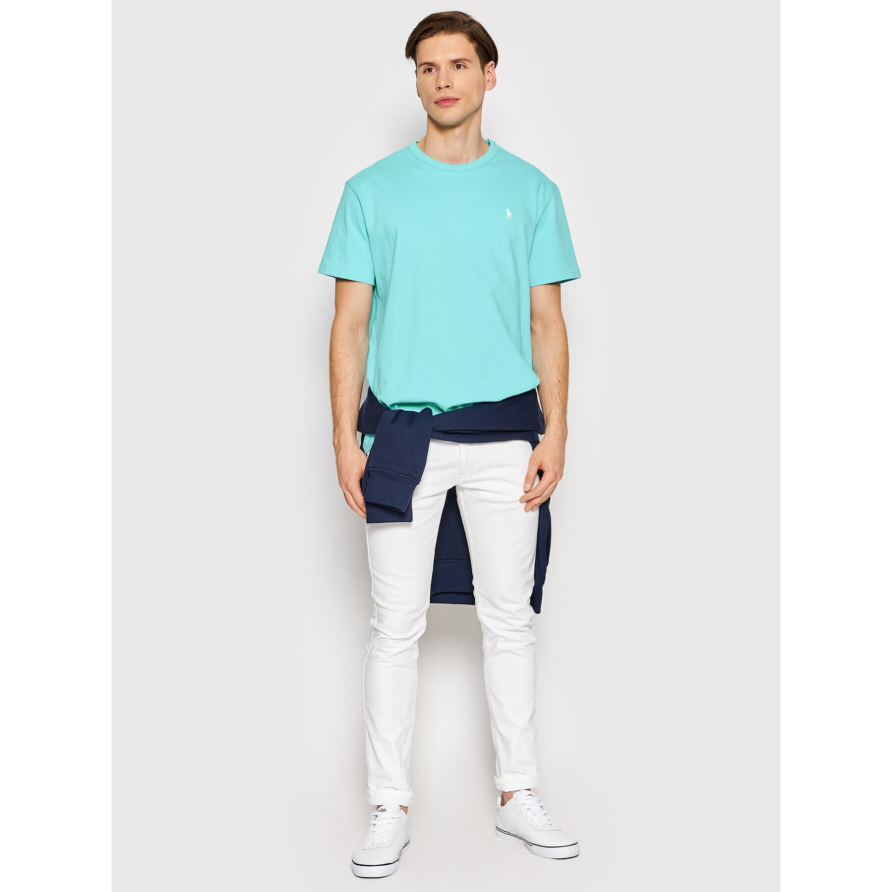 Polo Ralph Lauren Тишърт 710811284011 Син Classic Fit - Pepit.bg