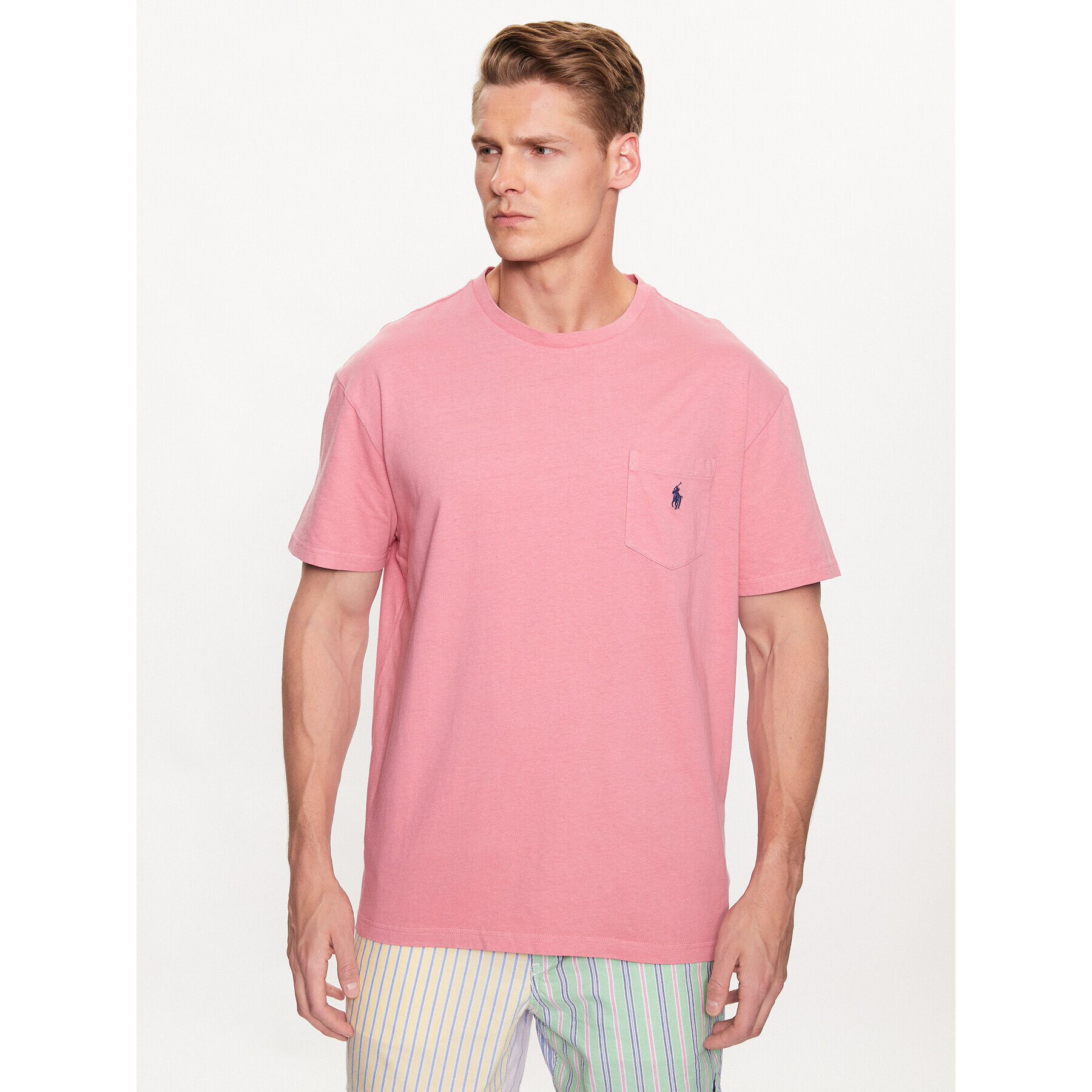 Polo Ralph Lauren Тишърт 710835756015 Розов Regular Fit - Pepit.bg