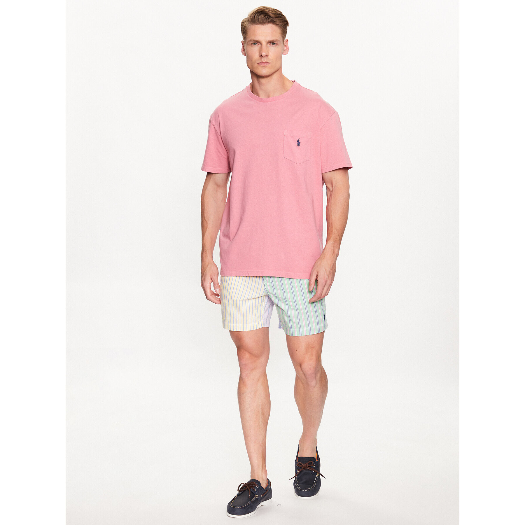 Polo Ralph Lauren Тишърт 710835756015 Розов Regular Fit - Pepit.bg