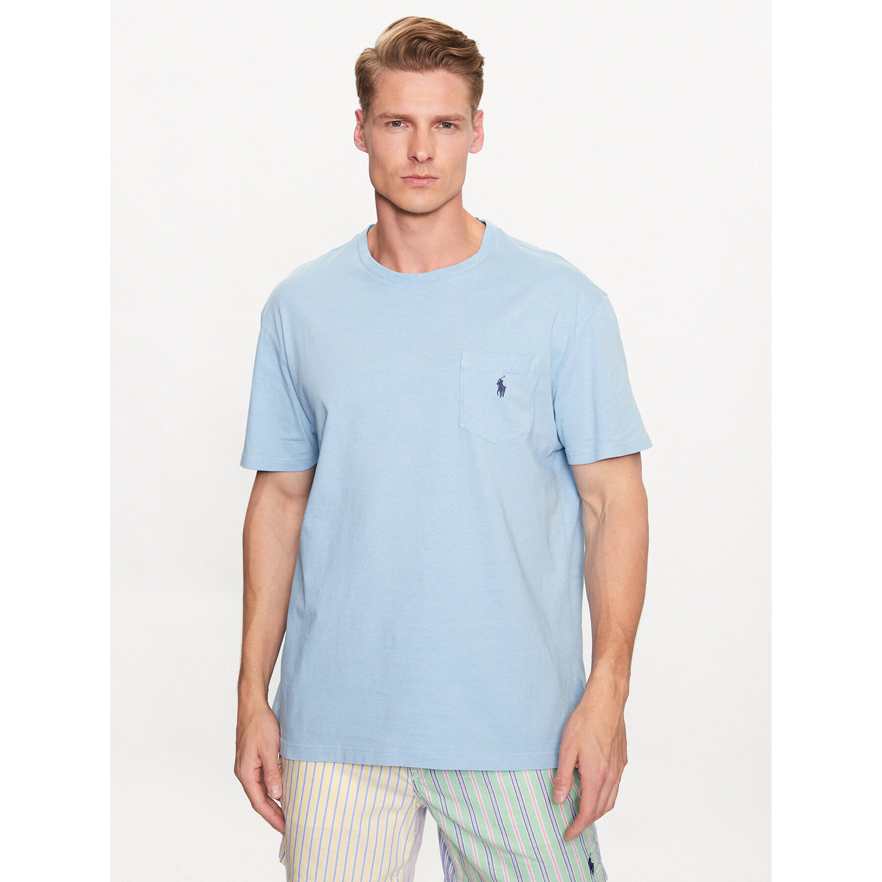 Polo Ralph Lauren Тишърт 710835756016 Син Regular Fit - Pepit.bg