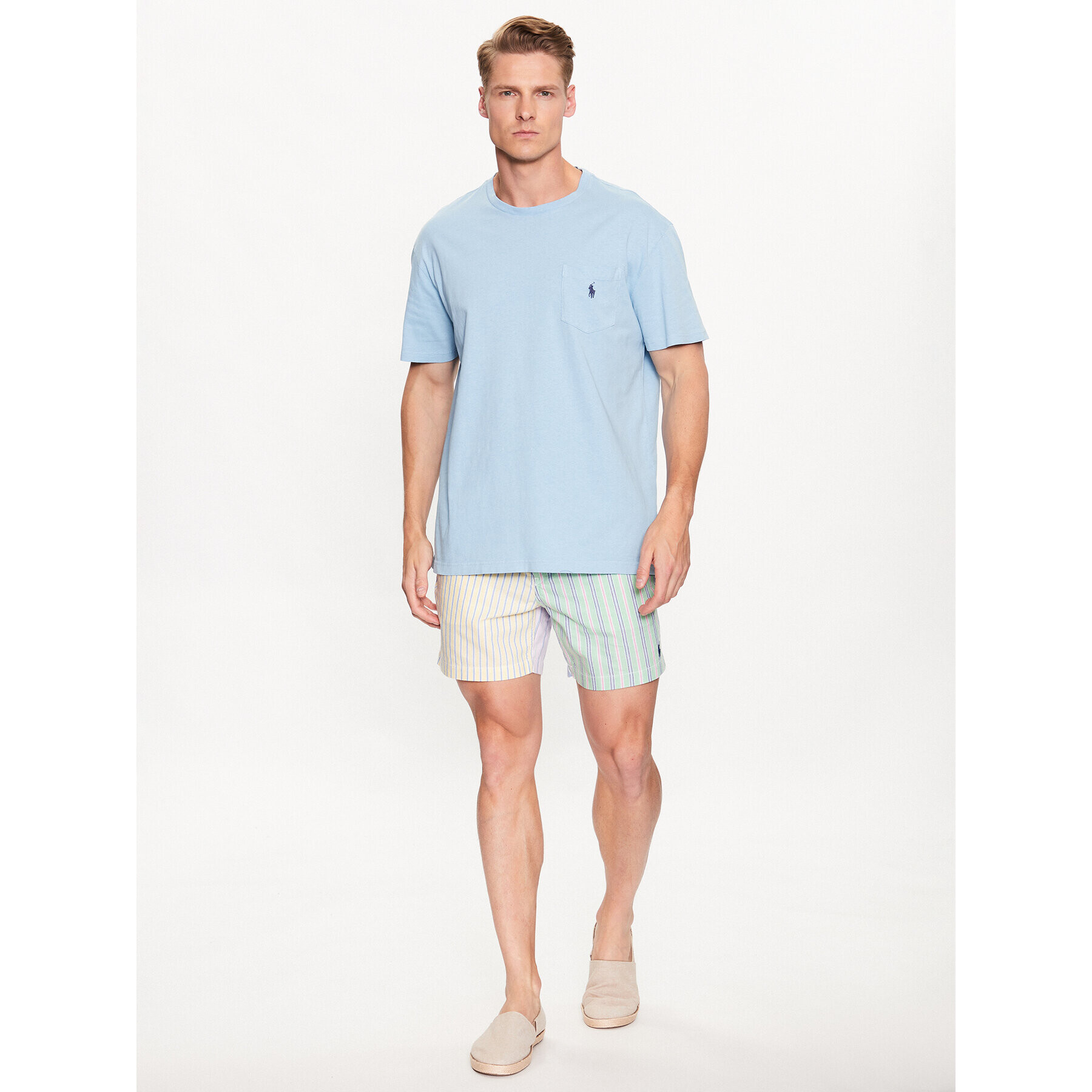 Polo Ralph Lauren Тишърт 710835756016 Син Regular Fit - Pepit.bg