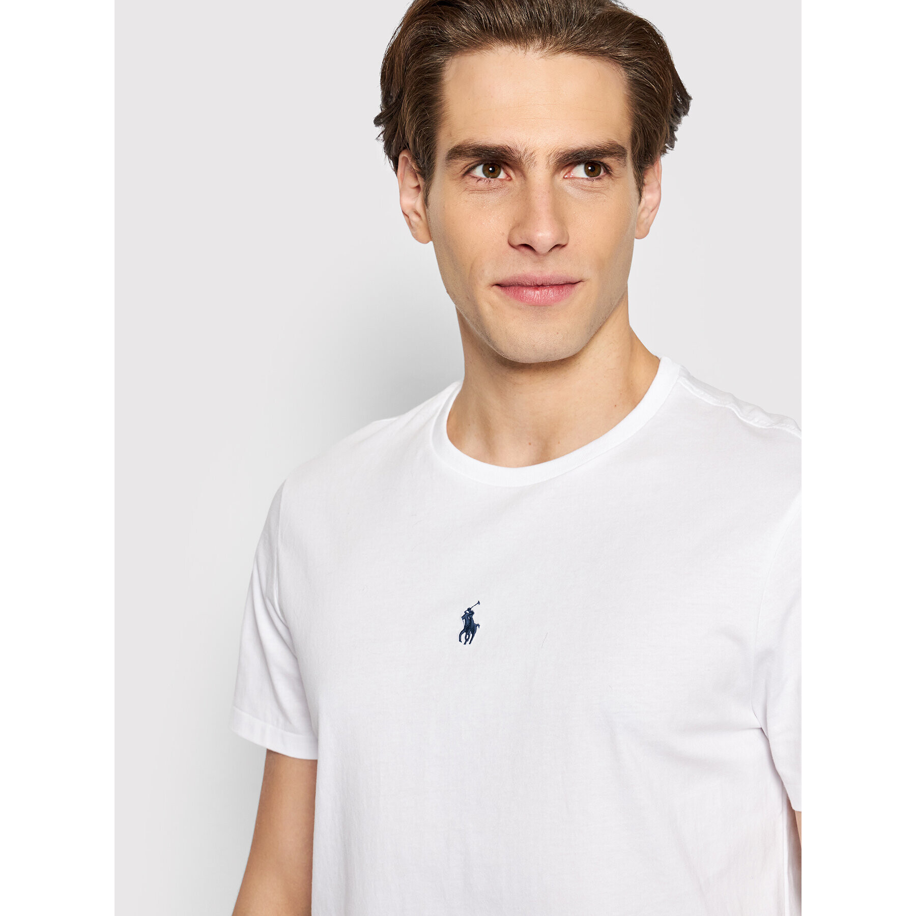 Polo Ralph Lauren Тишърт 710839046002 Бял Slim Fit - Pepit.bg