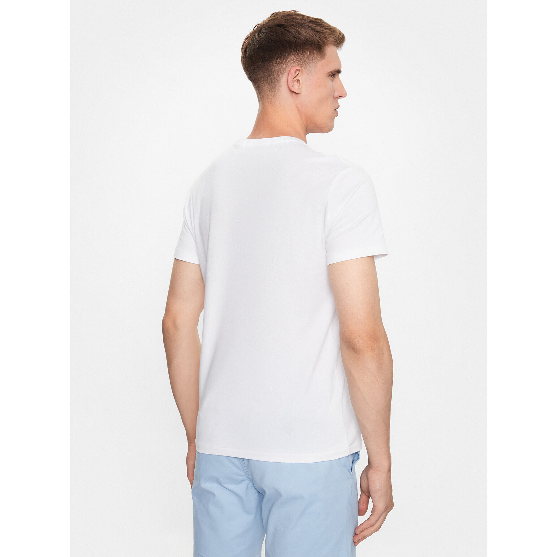 Polo Ralph Lauren Тишърт 710853310021 Бял Slim Fit - Pepit.bg
