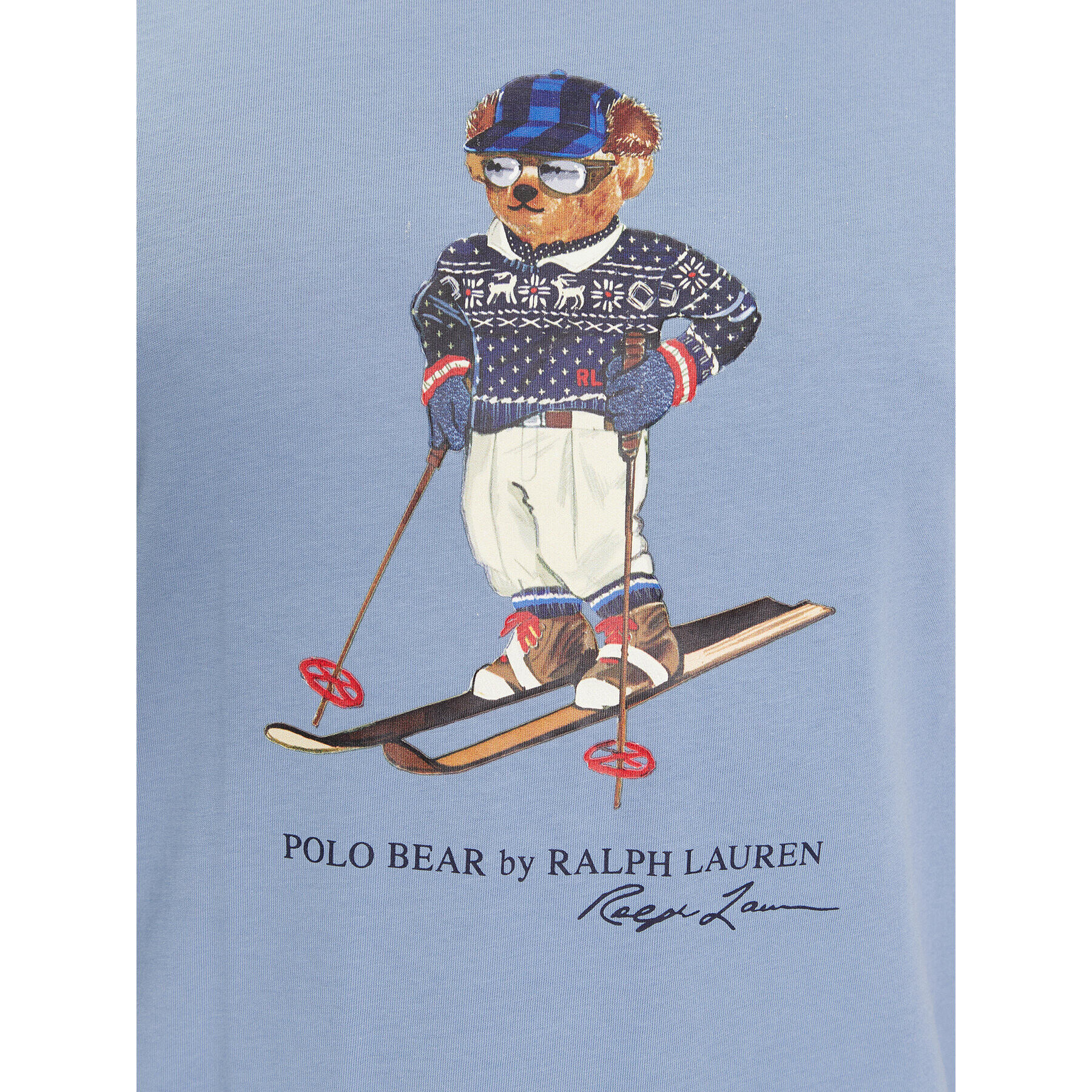 Polo Ralph Lauren Тишърт 710853310027 Син Slim Fit - Pepit.bg