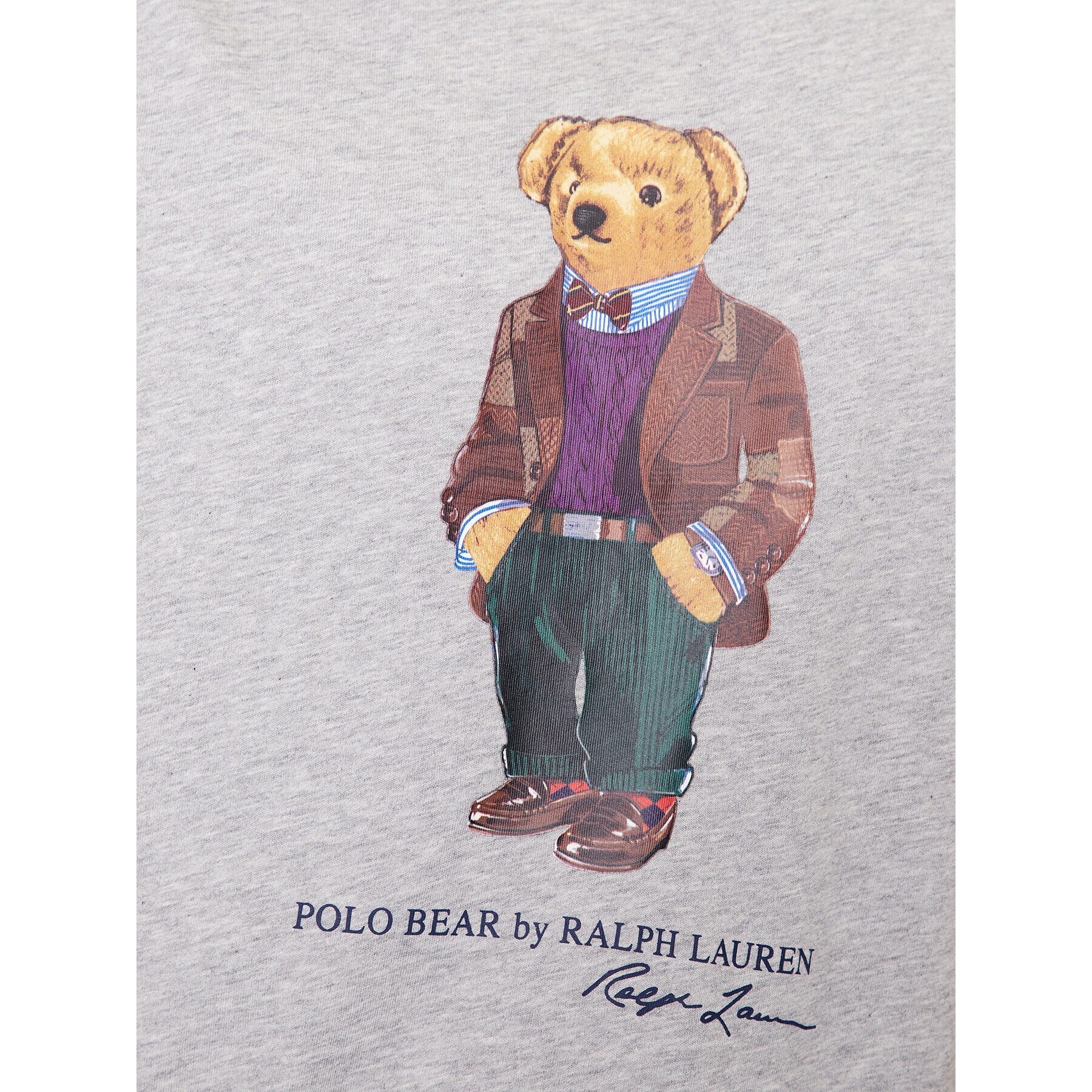 Polo Ralph Lauren Тишърт 710854497025 Сив Regular Fit - Pepit.bg