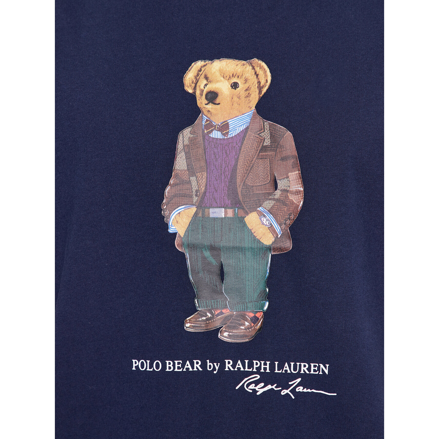 Polo Ralph Lauren Тишърт 710854497026 Тъмносин Regular Fit - Pepit.bg