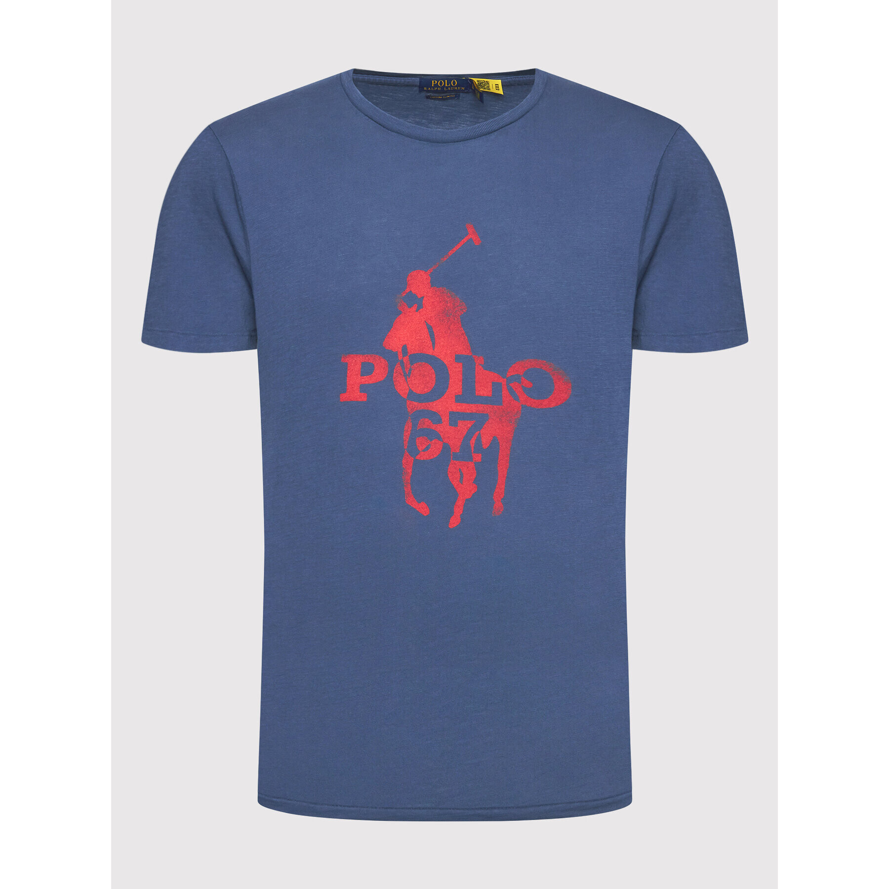 Polo Ralph Lauren Тишърт 710872329005 Тъмносин Regular Fit - Pepit.bg
